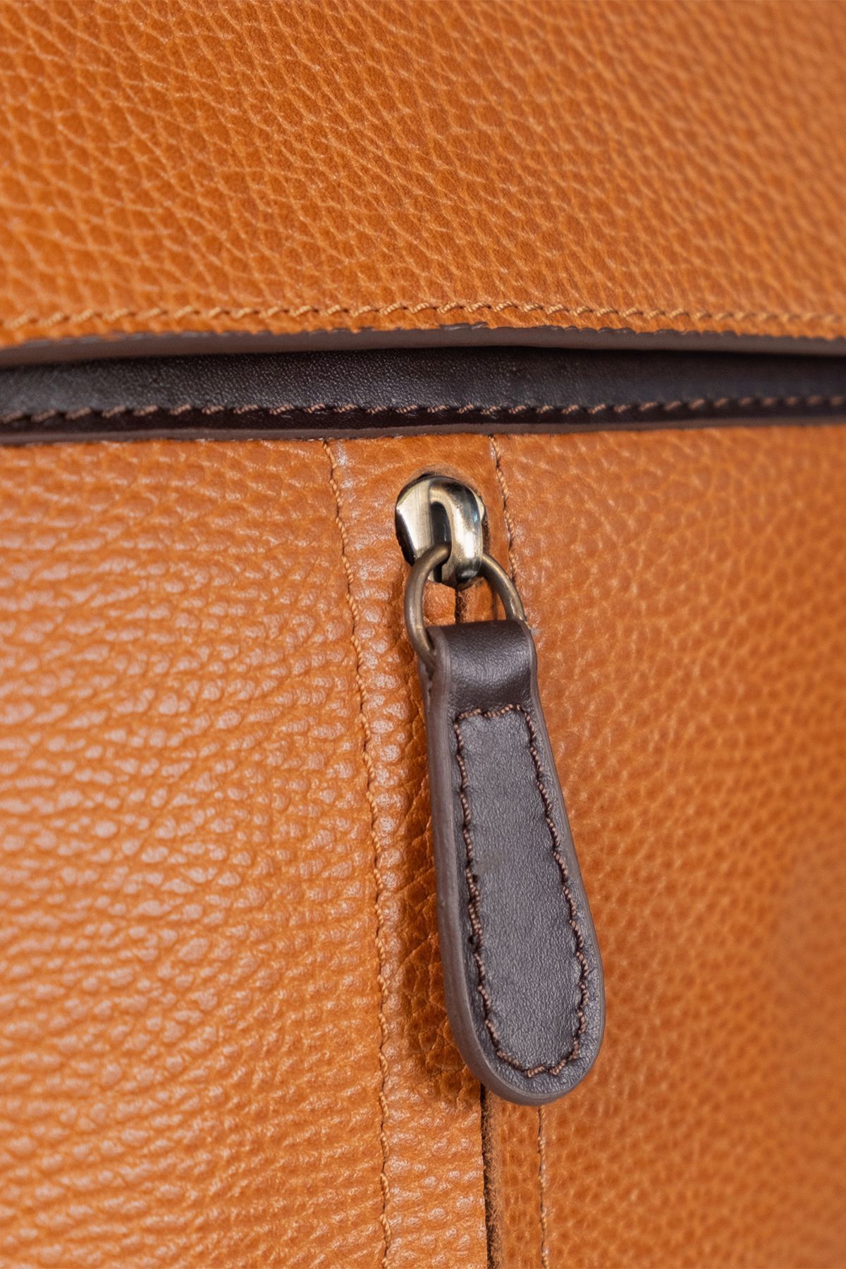 کوله پشتی زنانه نارنجی Monte Cristo Deri | NMSÇ-0001 اورجینال - تصویر 5