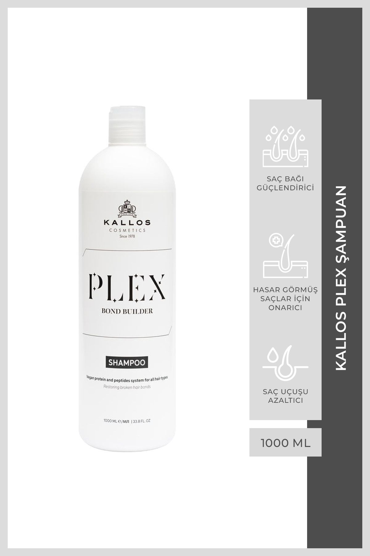 شامپو زنانه KALLOS PLEX 1000 میل Kallos Cosmetics