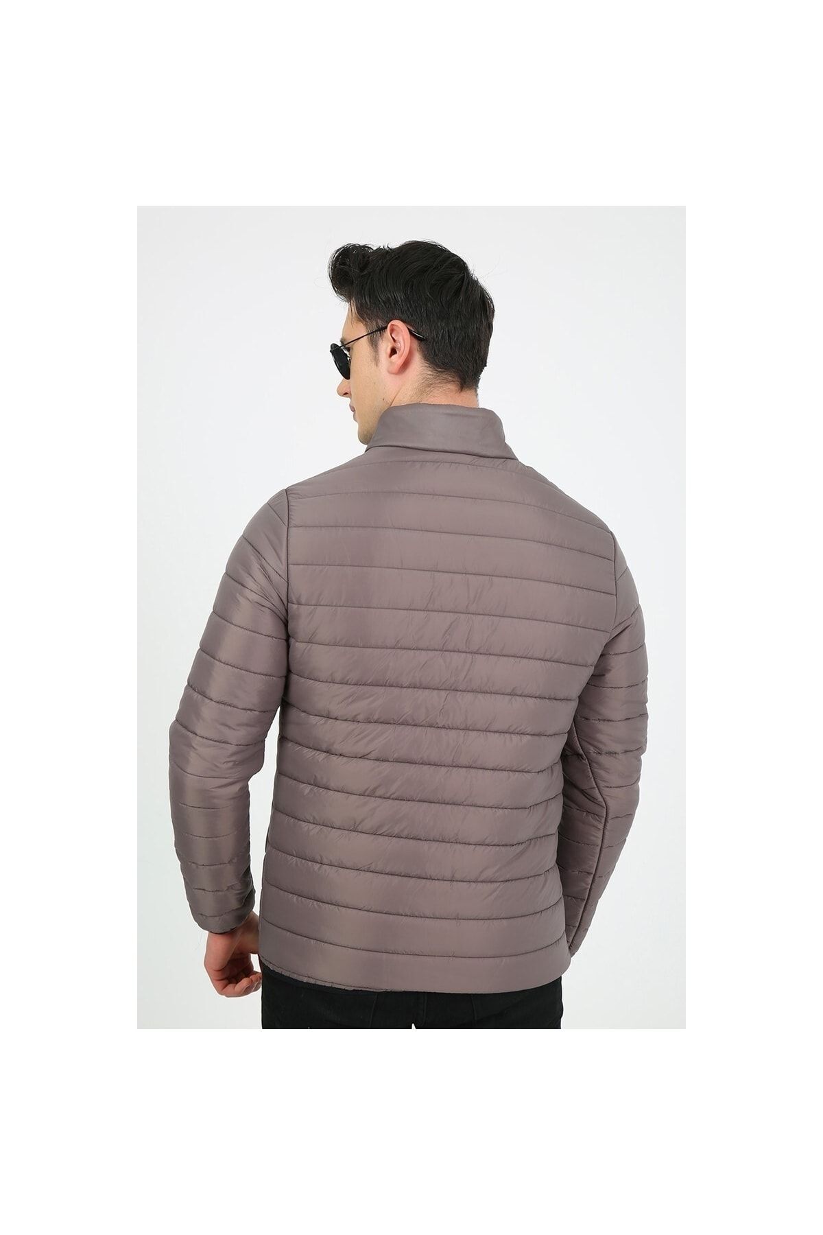 کاپشن مردانه قهوه ای Exuma | P3643S7217 اورجینال - تصویر 4