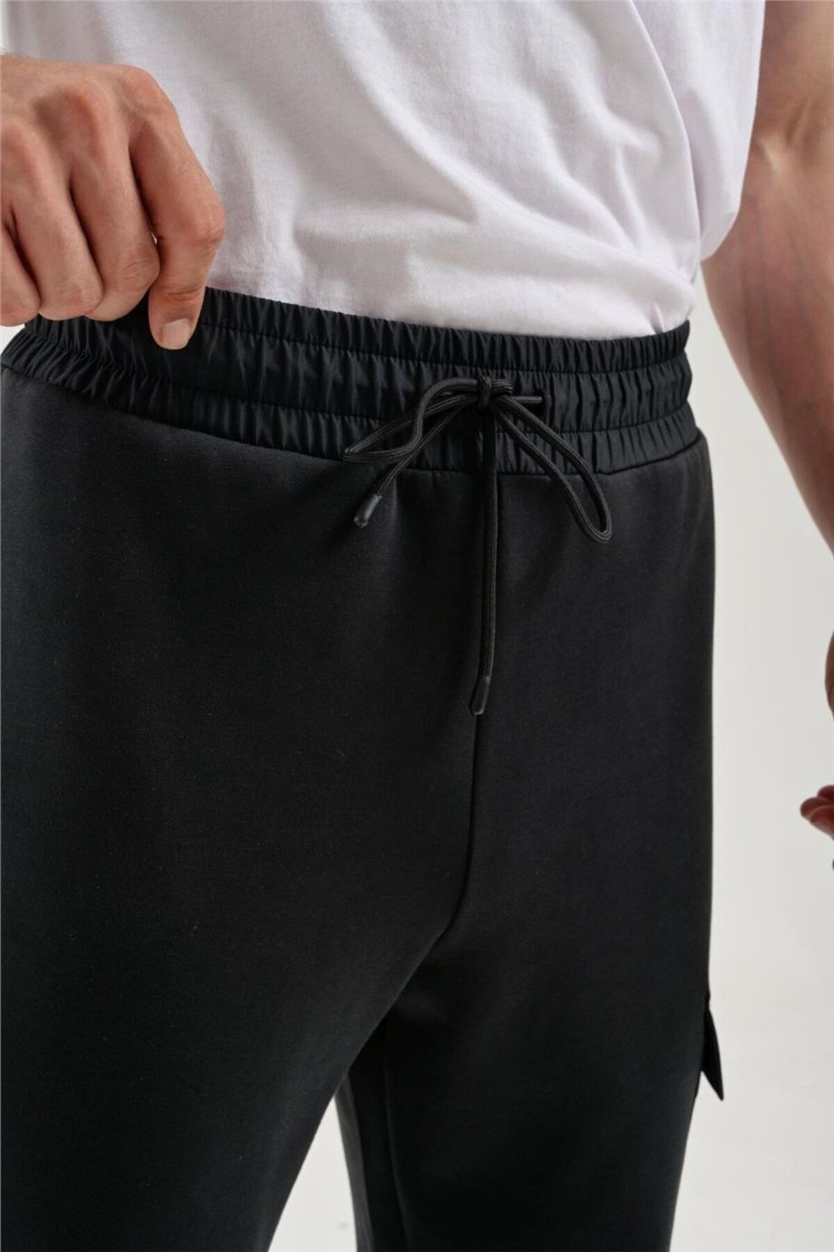 Exuma-Pantaloni de sport negri pentru bărbați2413003-010 5
