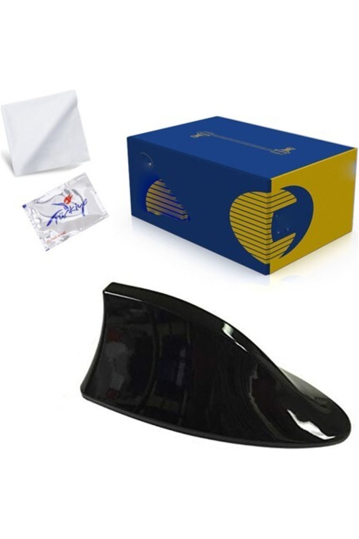 vipkrom Renault Megane Siyah Shark Balık Sırtı Araç Üstü Radio Anteni