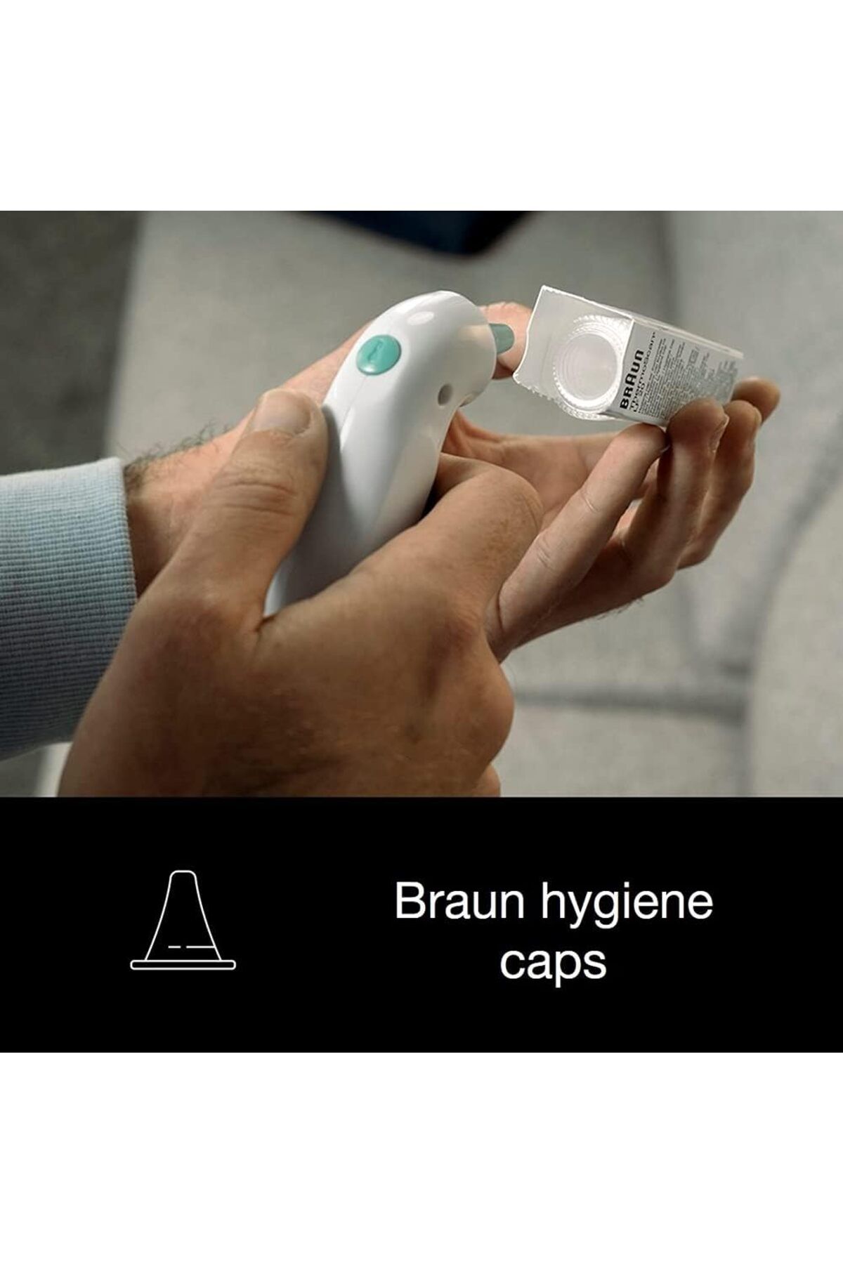 Braun-Thermoscan 3 Thermometer 1sec reading, Audio Fever indicator, LCD, Auto shut-off - IRRT 3030 5