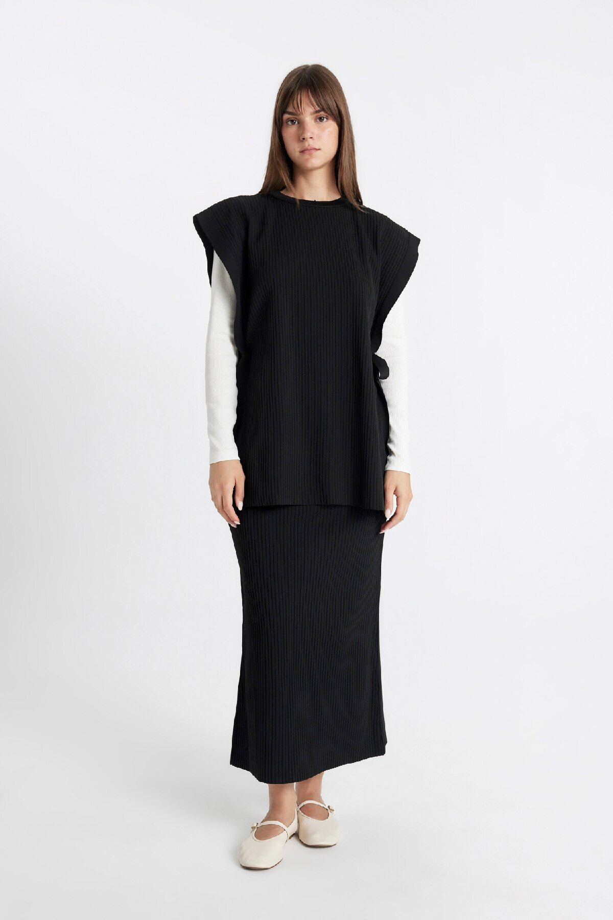 دامن حجاب زنانه دفاکتو | A1314AX24AU Defacto - Image 2