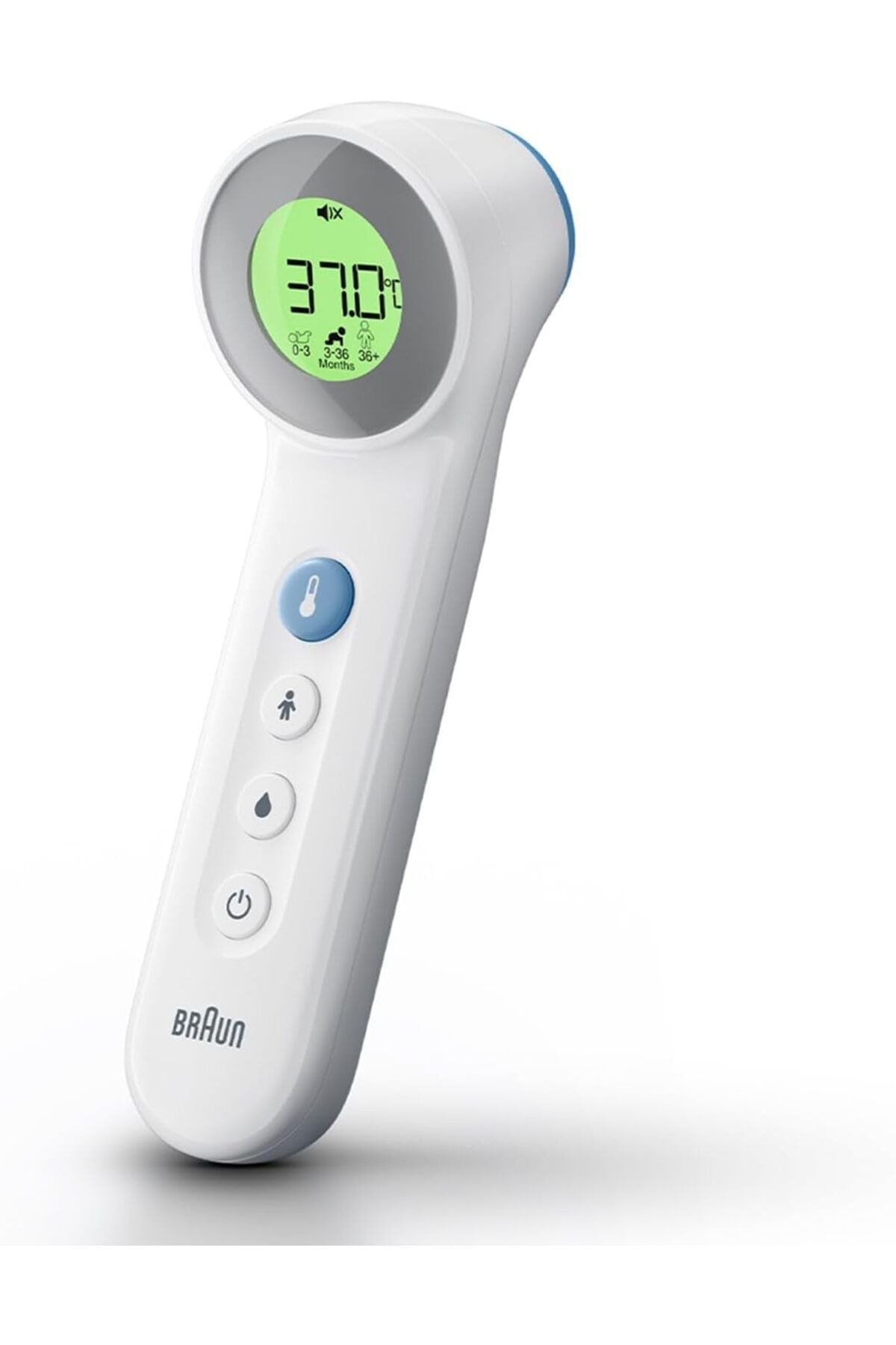 Braun-No Touch Thermometer Fast 2 second reading, Age precision, Back light, Silent mode - BNT400 7