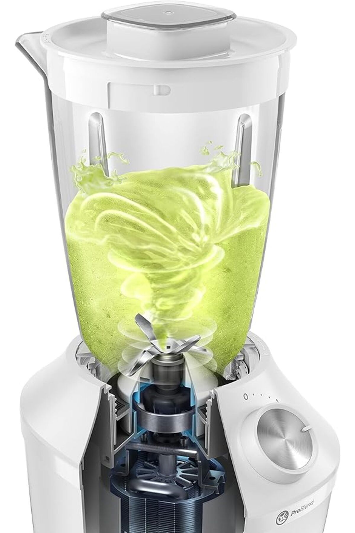 Philips-خلاط ProBlend Series 3000 - 600 واط، سعة 2 لتر، 2 إعداد سرعة + نبض - HR2191/30 5