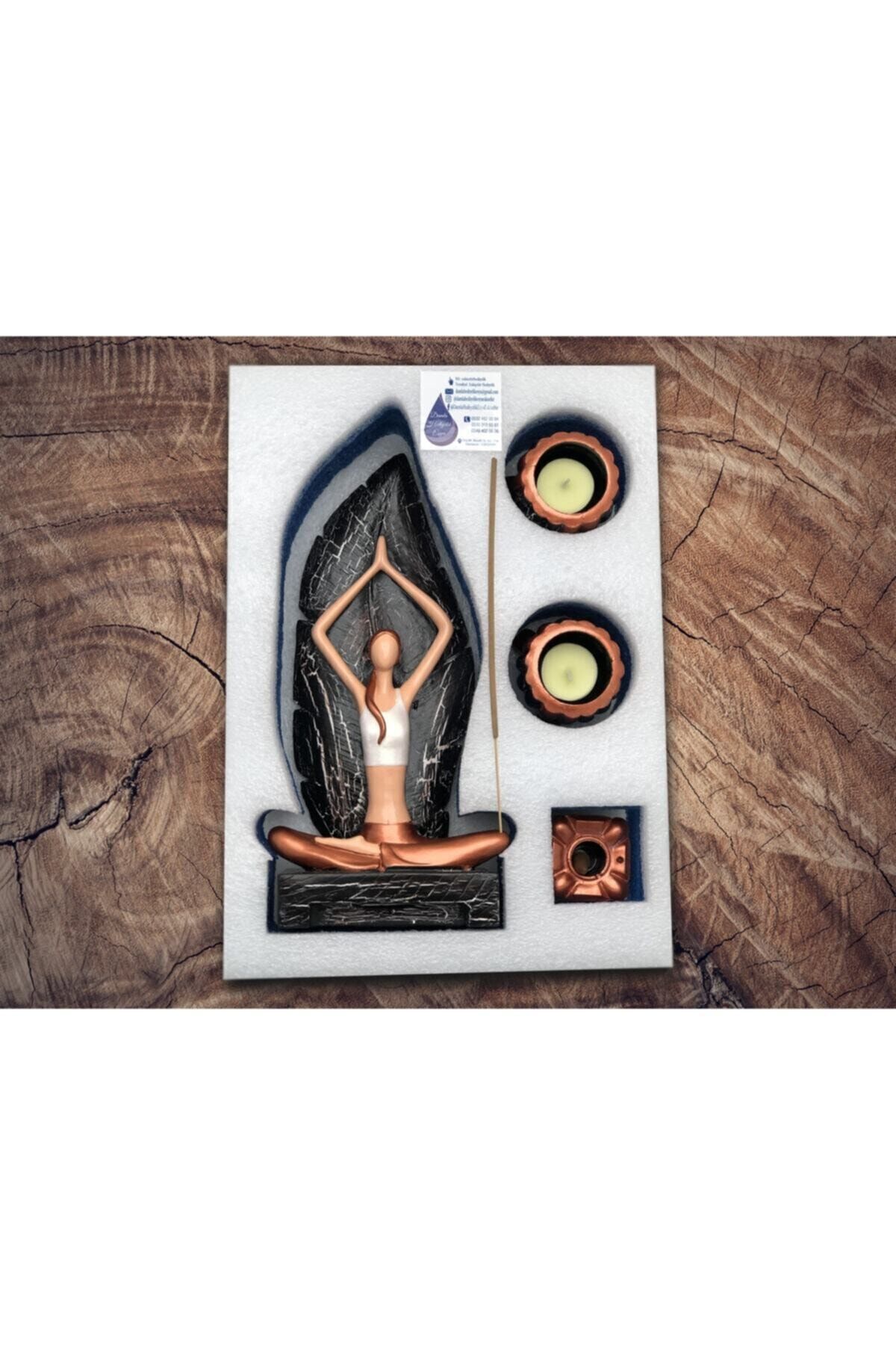Yoga Yapan Kız Tütsülük Ve Mumluk