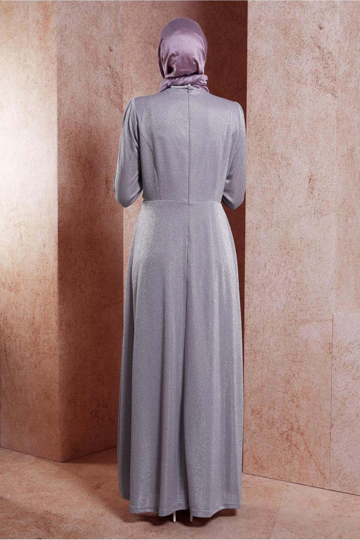 مانتو ابایا زنانه آلوینا | 24YABL0050430 Alvina - Image 3