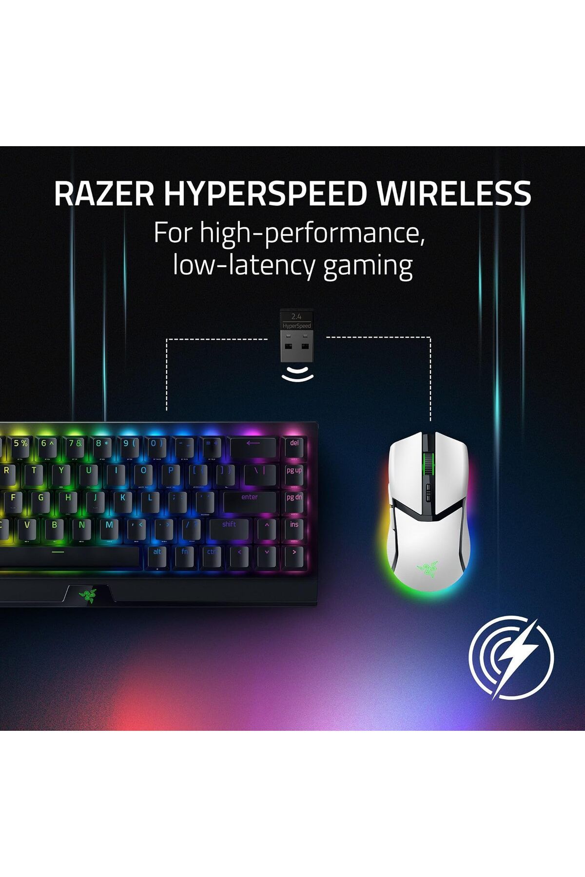 RAZER-Cobra Pro Kablosuz Oyun Faresi/10 Düğme/RGB/30K DPI/Bluetooth وUSB Type C/170 Saat Pil 5