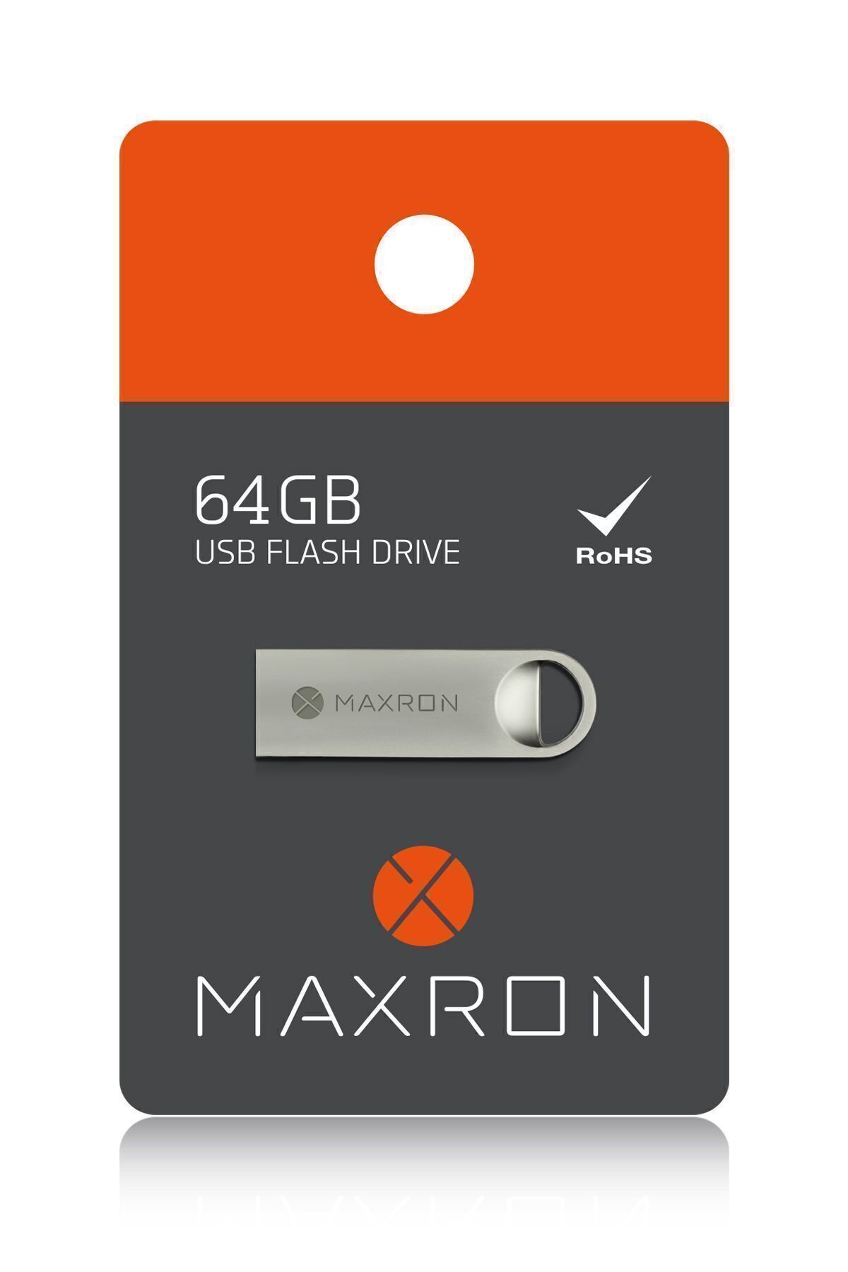 Maxron-64 GB Flash Memory Metal Body Lifetime Guaranteed Secure USB Memory Data Traveler 4