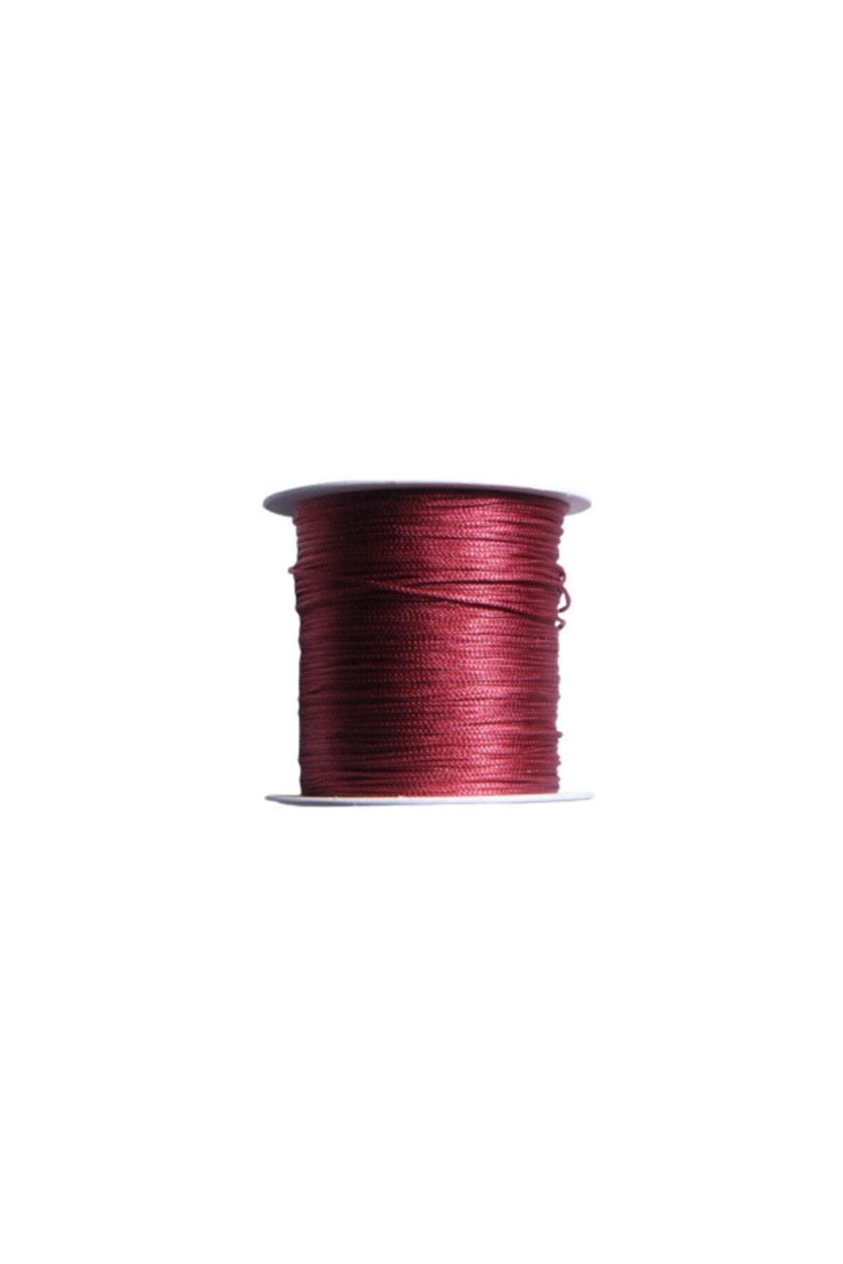1 Mm 100 Metre Bordo Paraşüt Ipi Kolye Bileklik Takı Tasarım Ipi