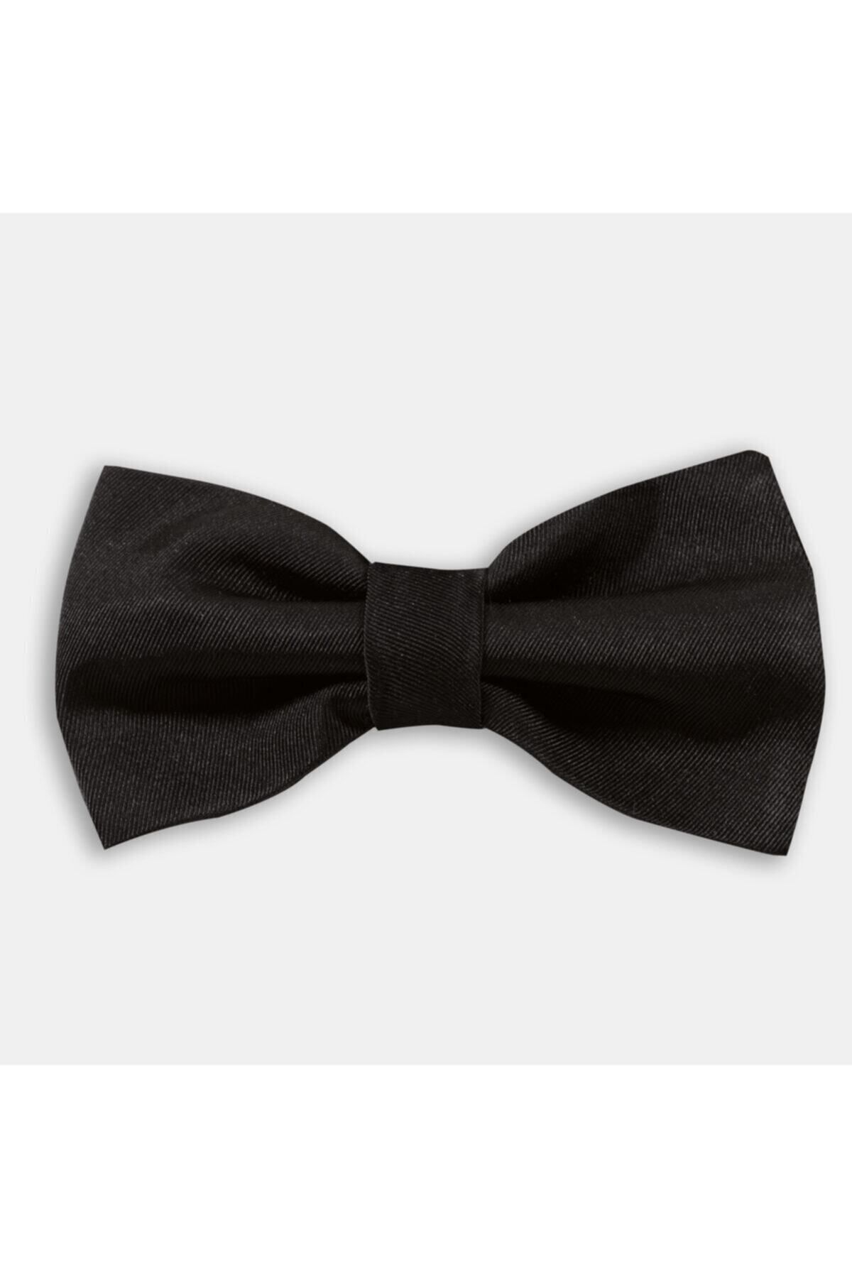  پاپیون ابریشمی مشکی مات مردانه