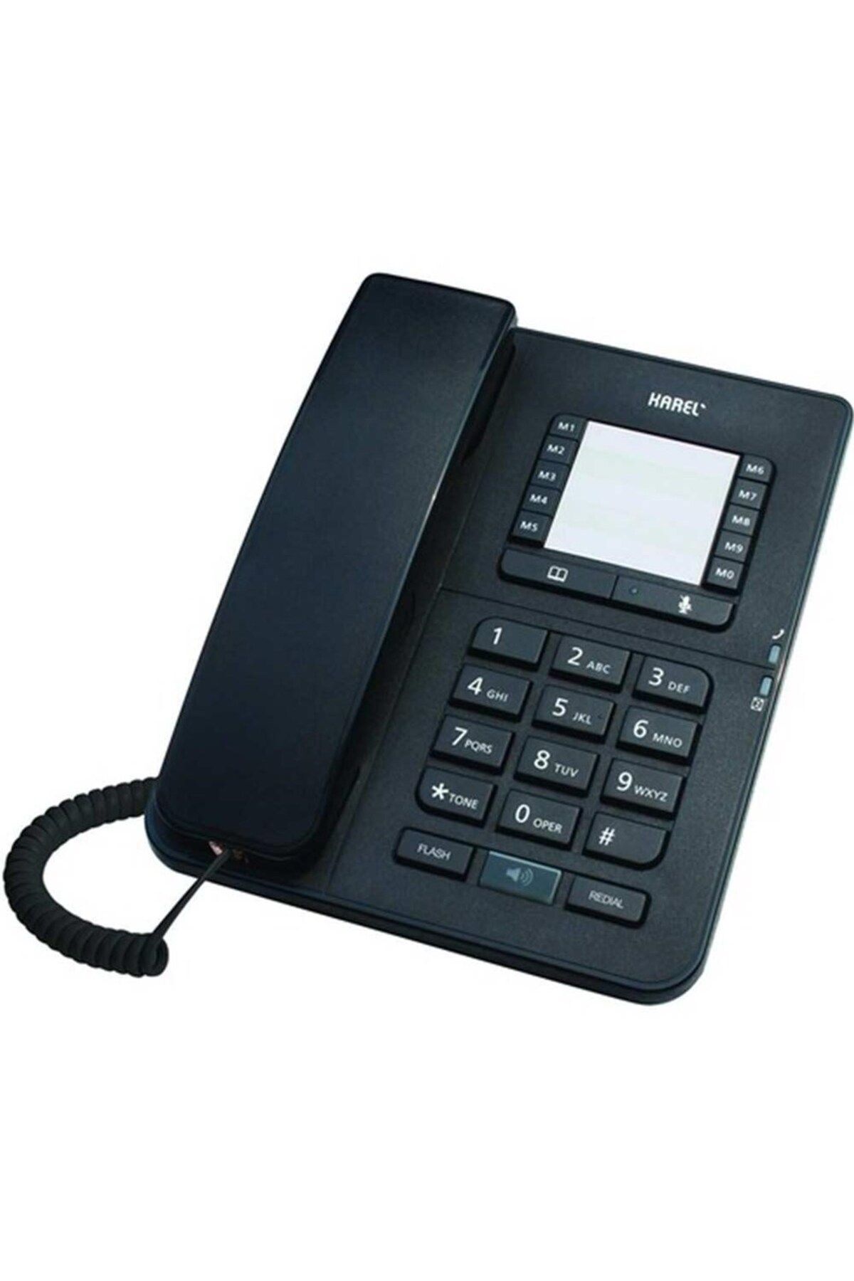 KAREL Tm 142 Kablolu Telefon Siyah