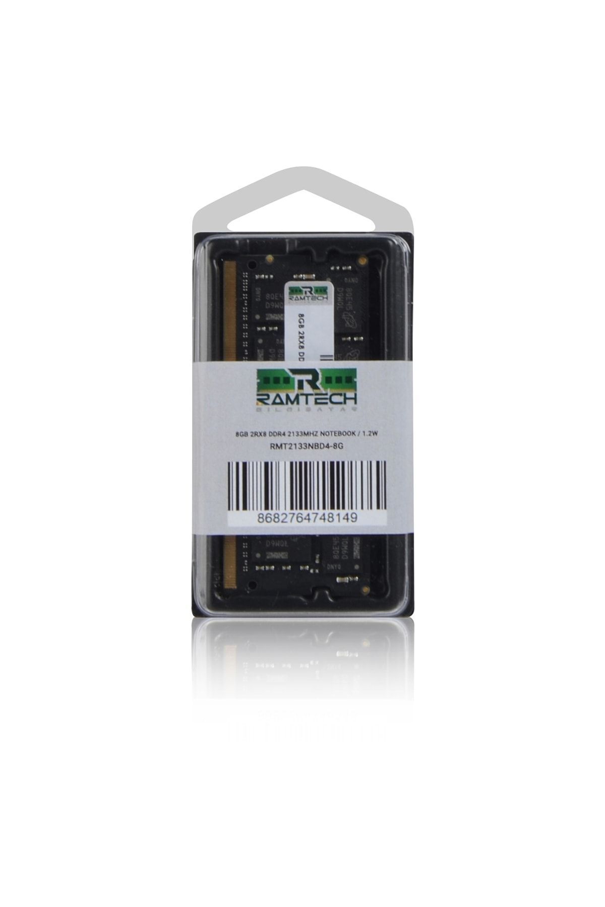 RAMTECH-كمبيوتر محمول 8 جيجابايت DDR4 2133 ميجا هرتز متوافق مع معالجات AMD و INTEL 2
