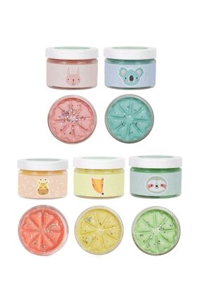 Bonimo Doğal Oyun Hamuru 5'li Pastel Renk Glitter Seti 5*150gr