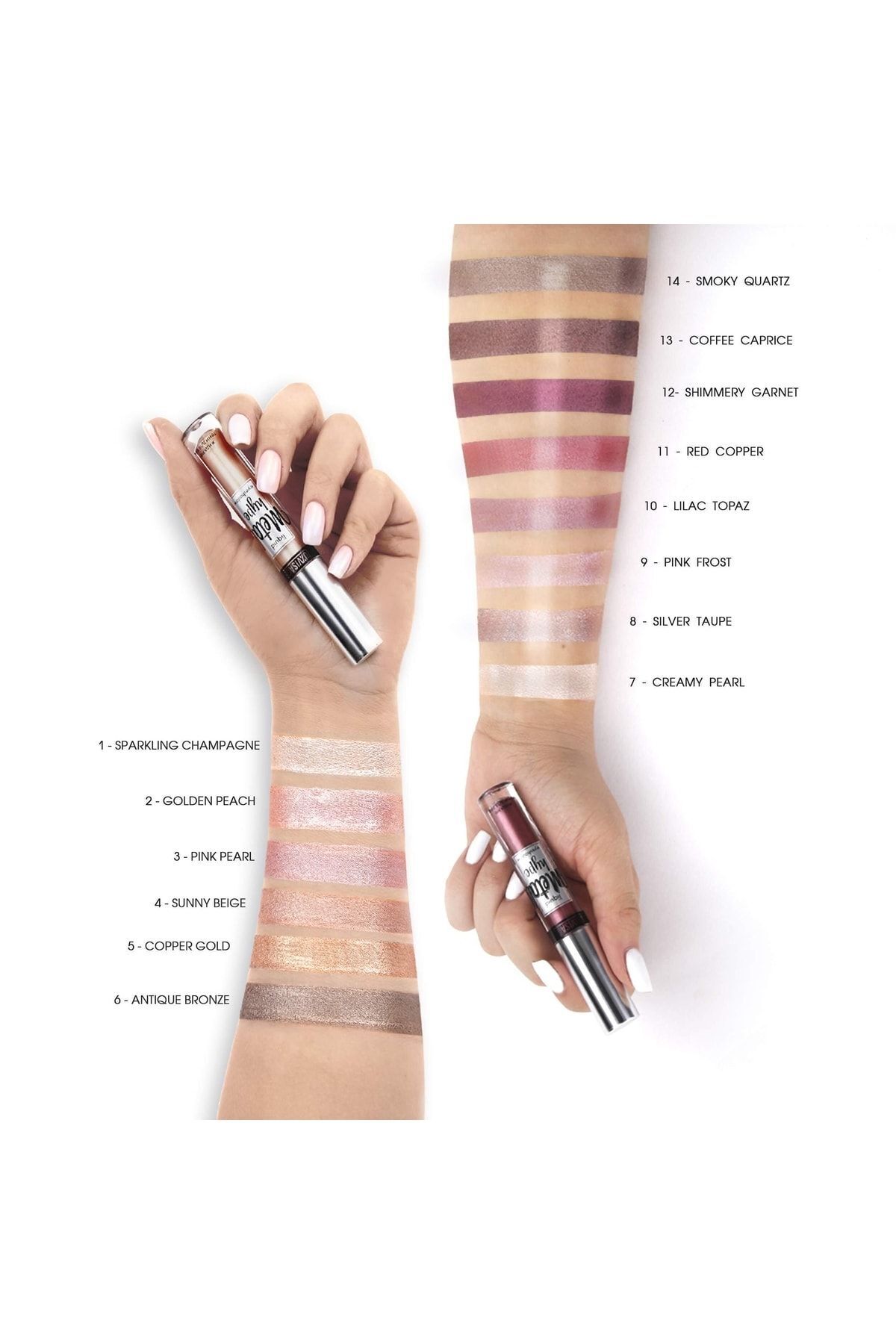 سایه چشم  خاکستری LUXVISAGE COSMETICS TURKEY | 4811329036139-19 اورجینال - تصویر 5