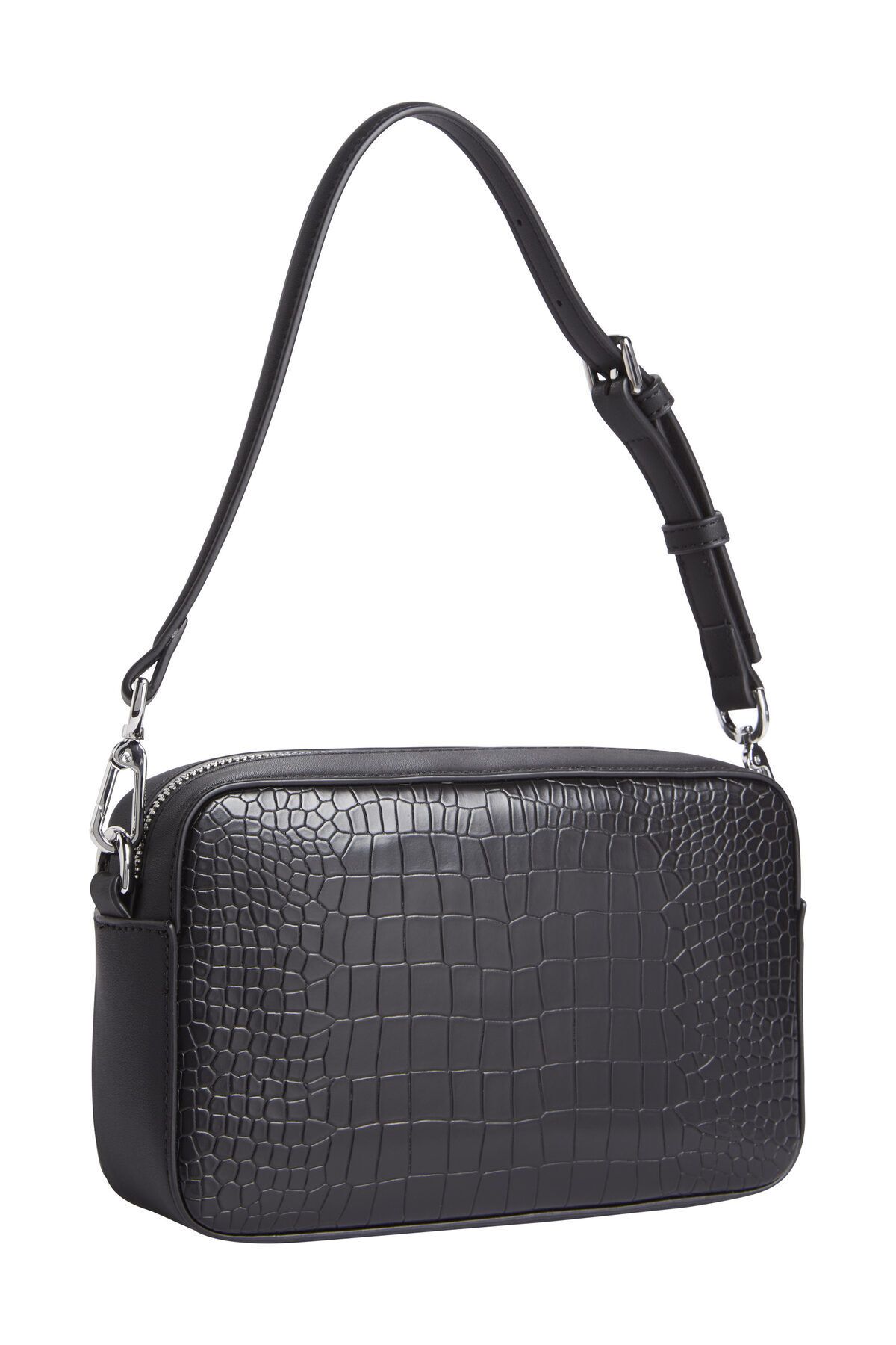 کیف شانه ای مشکی مردانه و زنانه CK باید BAB_CROCO را مجبور کند Calvin Klein