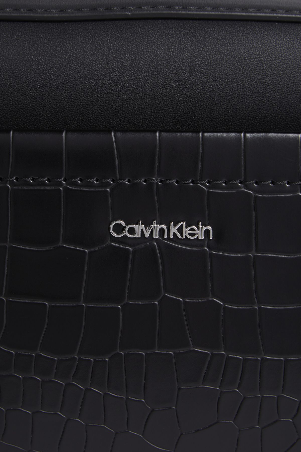 کیف شانه ای مشکی مردانه و زنانه CK باید BAB_CROCO را مجبور کند Calvin Klein