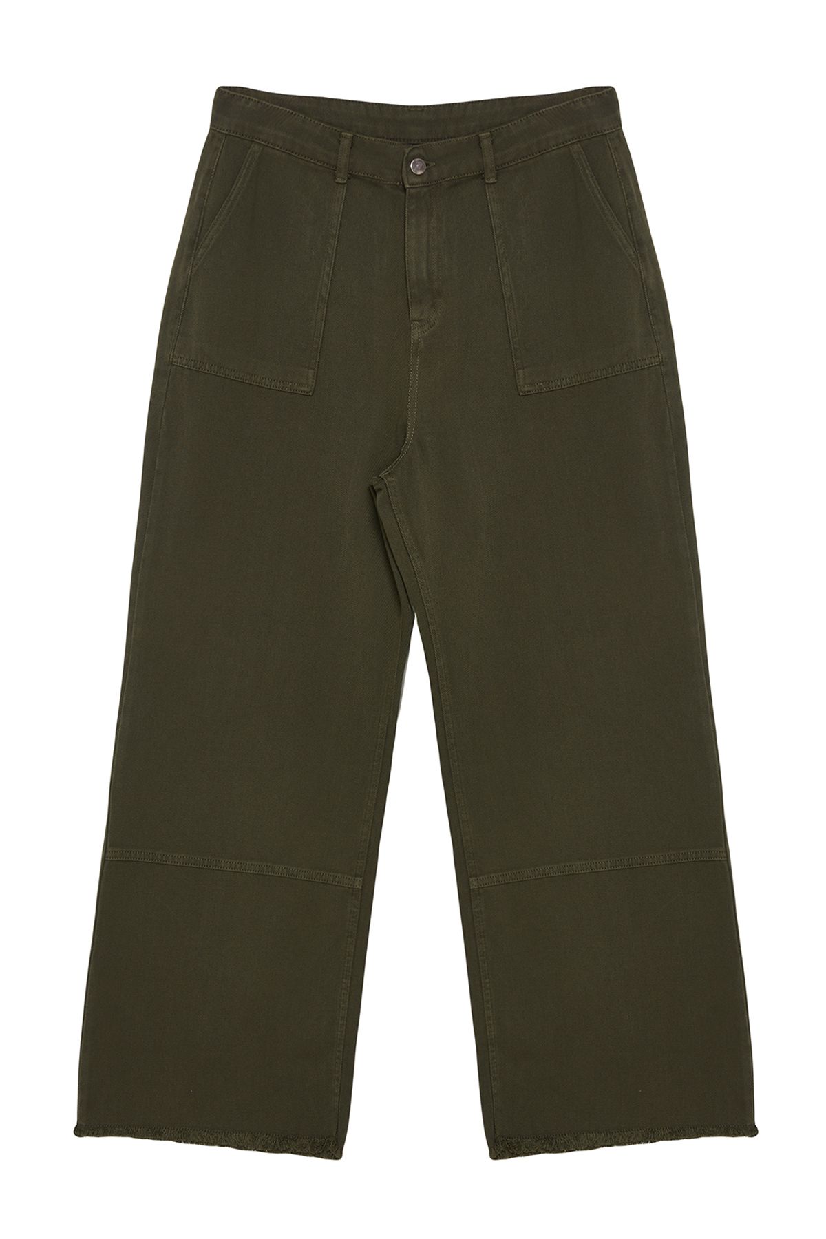 Trendyol Curve-Hohe Taille, weites Bein, große Jeans TBBAW25CJ00001 6