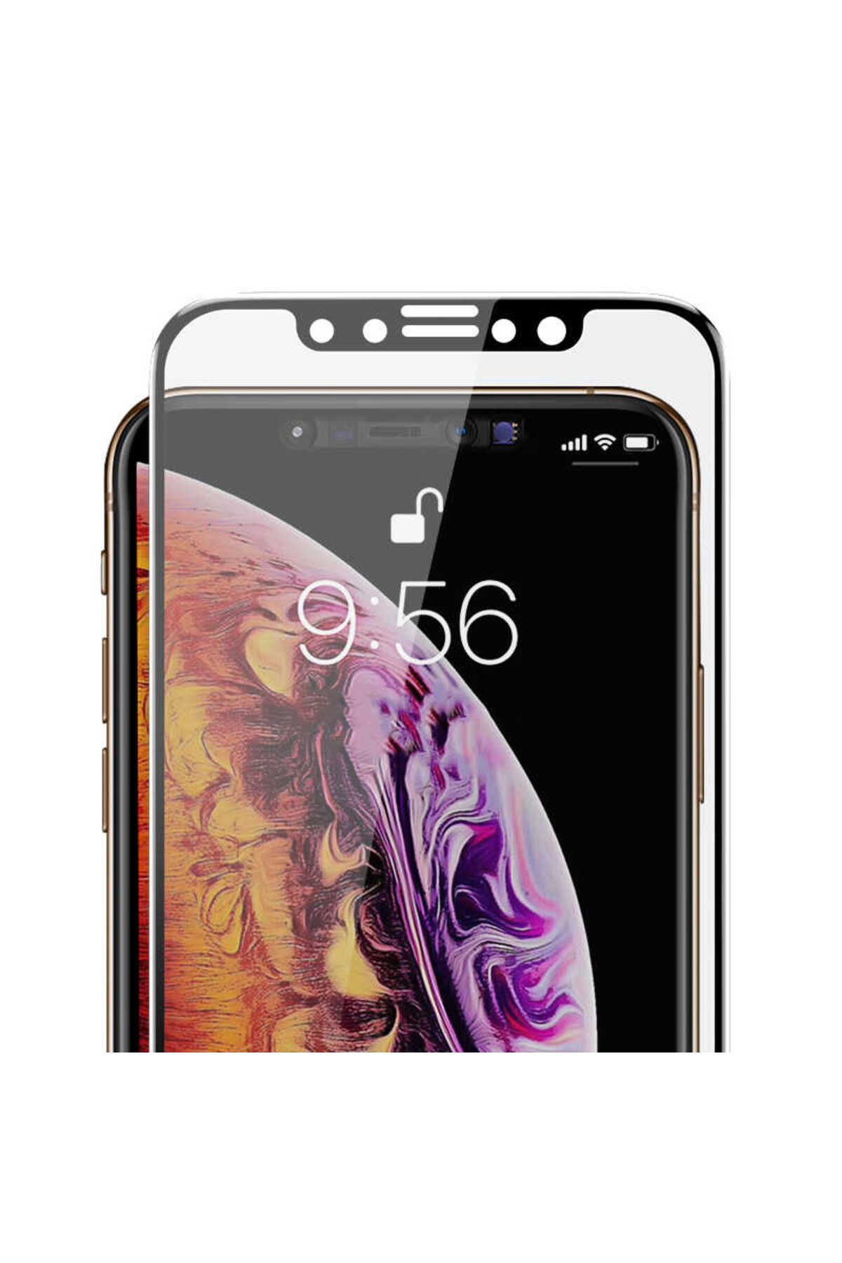 CONSTRAİN-iPhone 15 Pro Max - Davin 5D Embedded Privacy Glass Zore Screen Protector 4