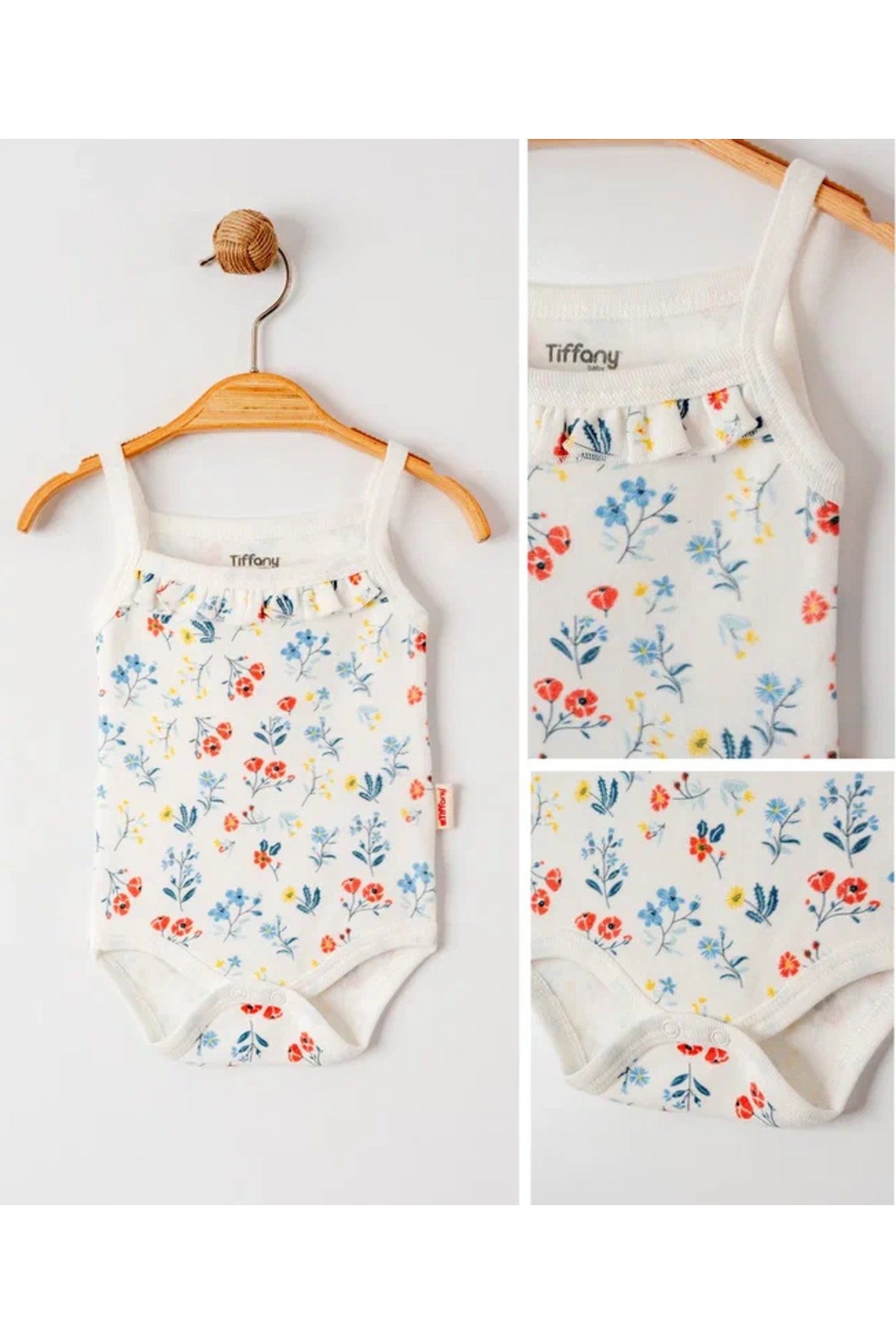 بادی نوزادی دخترانه نارنجی Tiffany | IB68118 اورجینال - تصویر 3