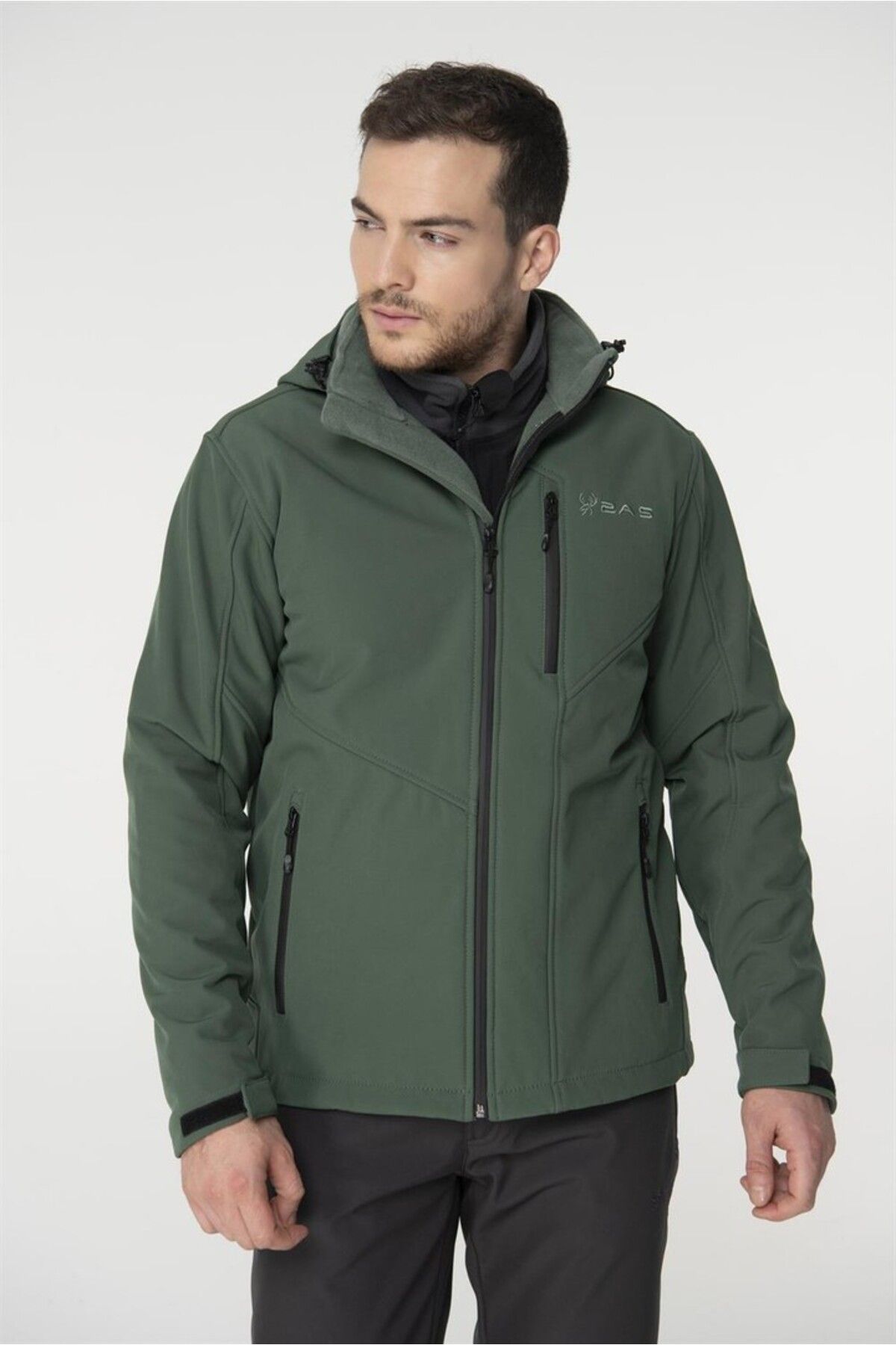 2AS-Green Softshell Men's Jacket - Sagwon Ii 3