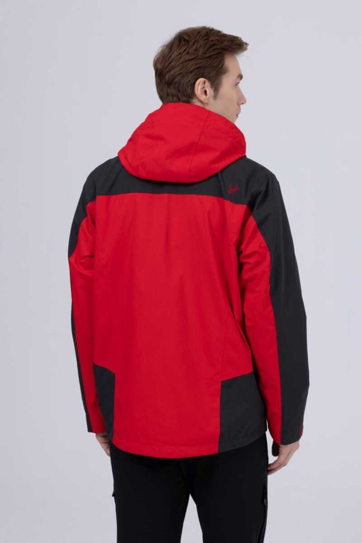 2AS-Elbruz Man 3 in 1 Jacket Red / Anthracite 6