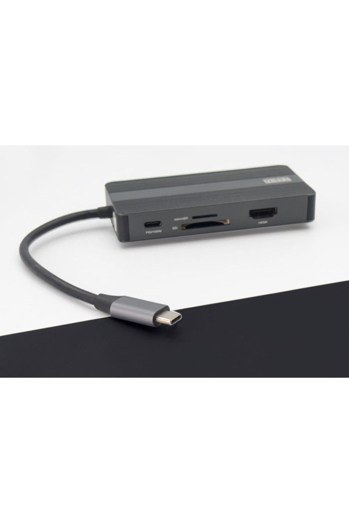 Macbook Uyumlu Çoklu Port Adaptör 8in1 Type-c Docking Station / Hub - 4