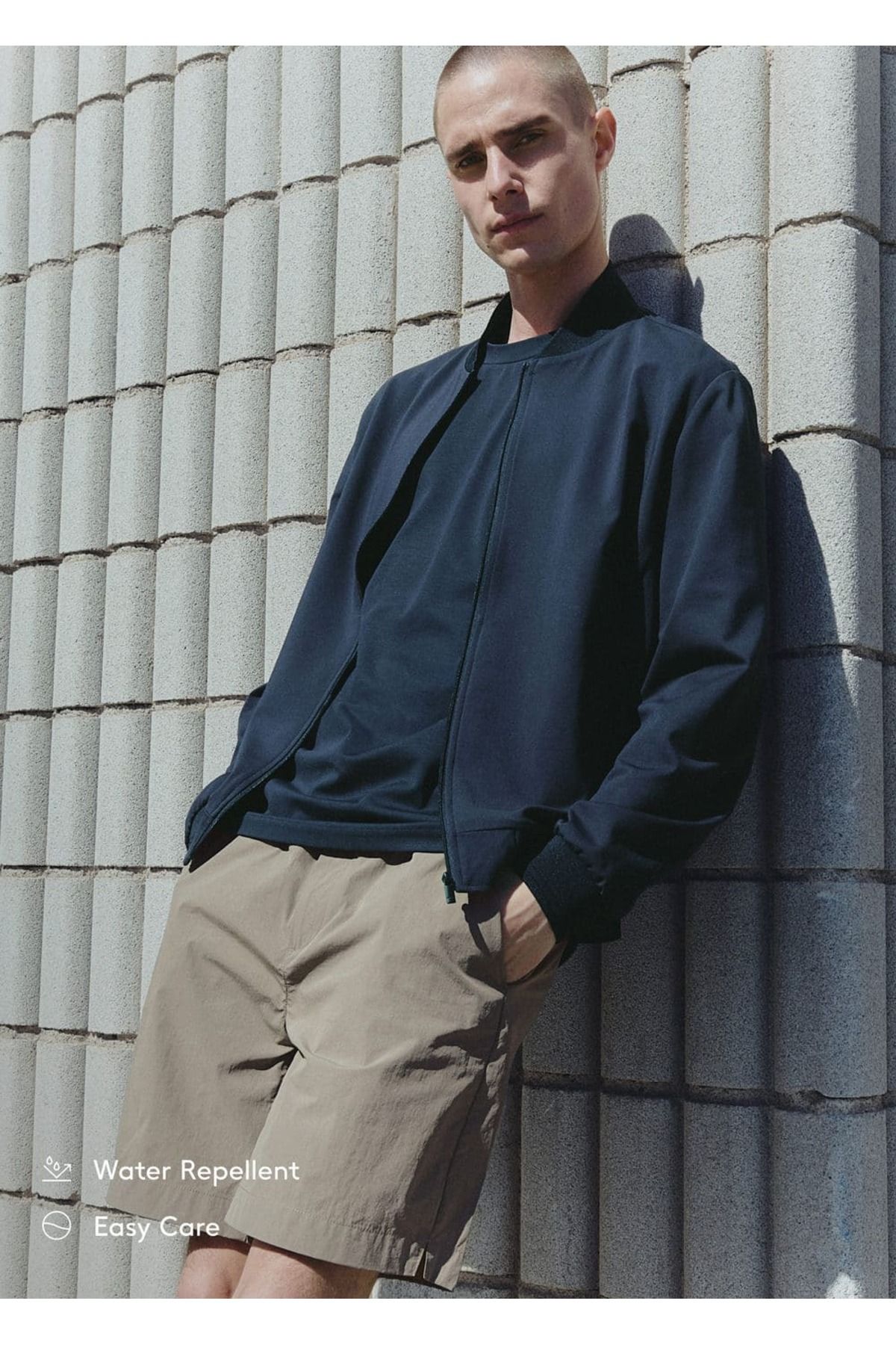 MANGO Man-Waterproof Drawstring Bermuda Shorts 8