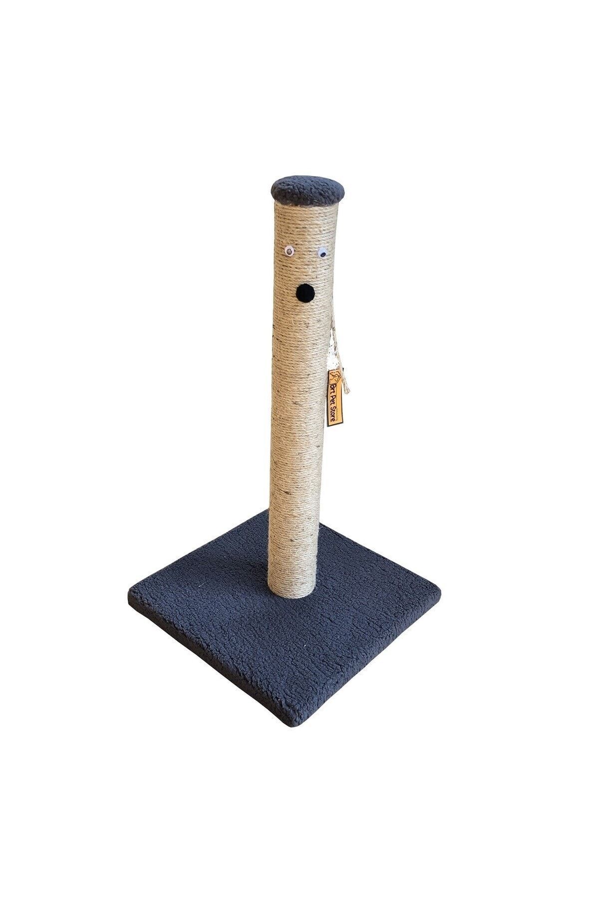 BRT Pet Peluş Kedi Tırmalama Tahtası - 52 Cm, Gri