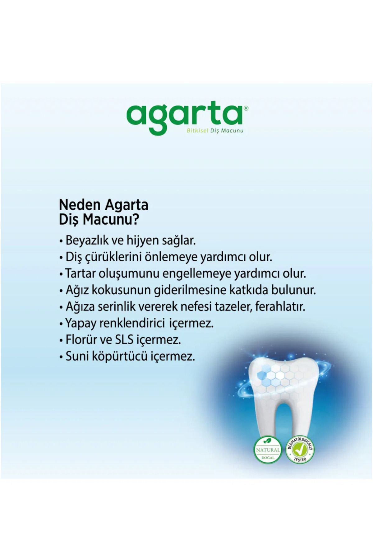 Agarta-معجون أسنان طبيعي - ميسفاك 100 مل + دنج 100 مل + مستخلص نباتي 100 مل 4