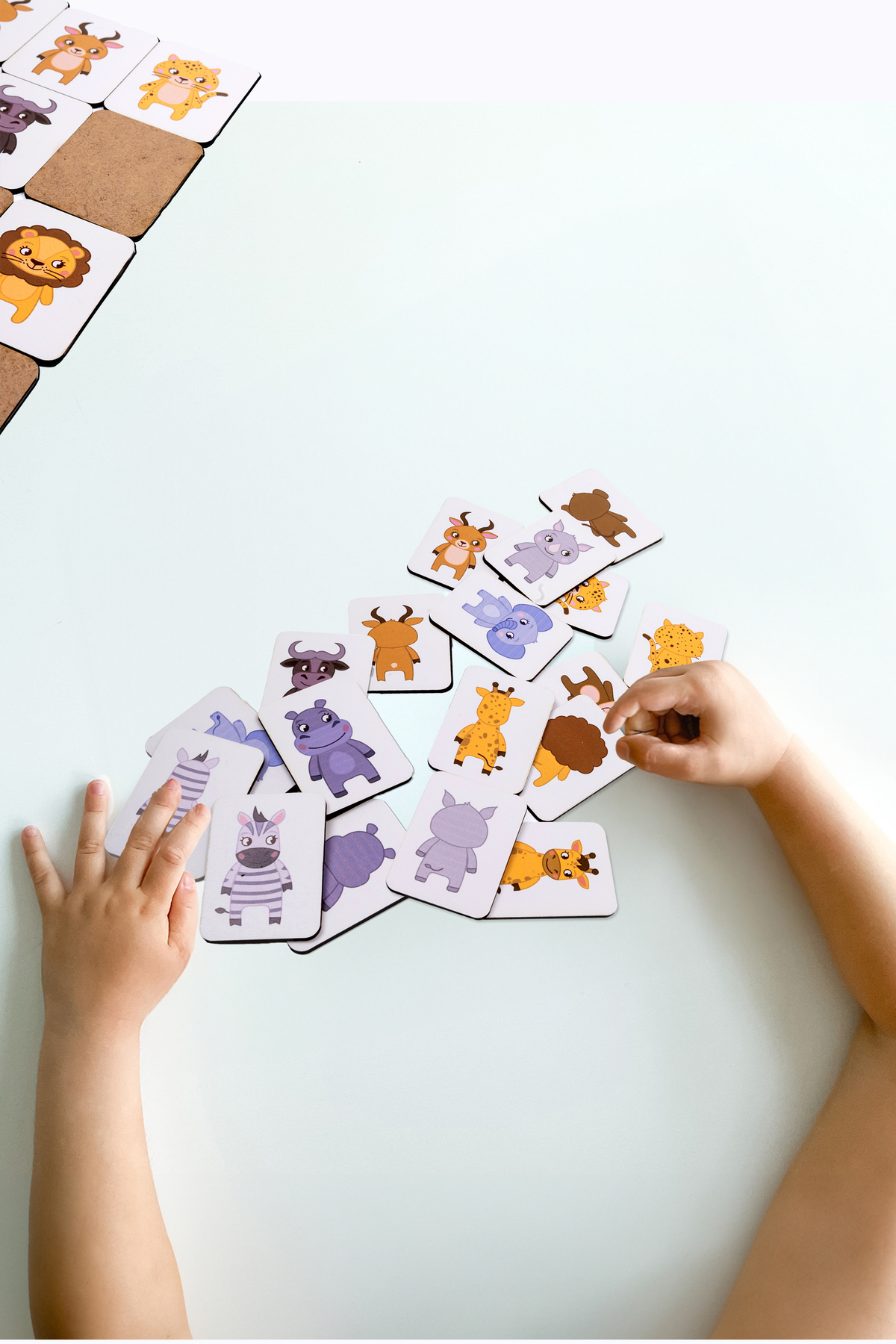 بازی هوشی ساختن رابطه چوبی، بازی جورکردن حیوانات جنگل