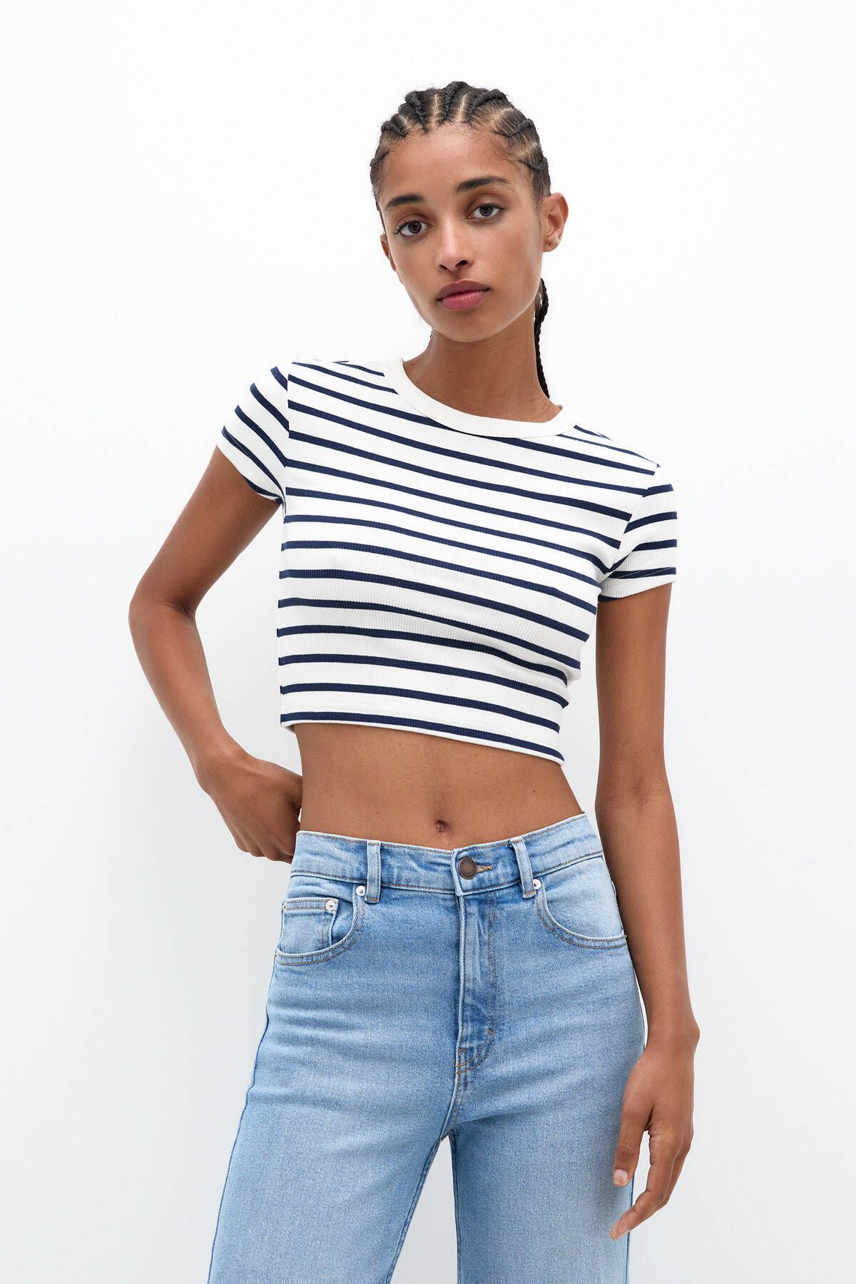 Pull crop top fila clearance