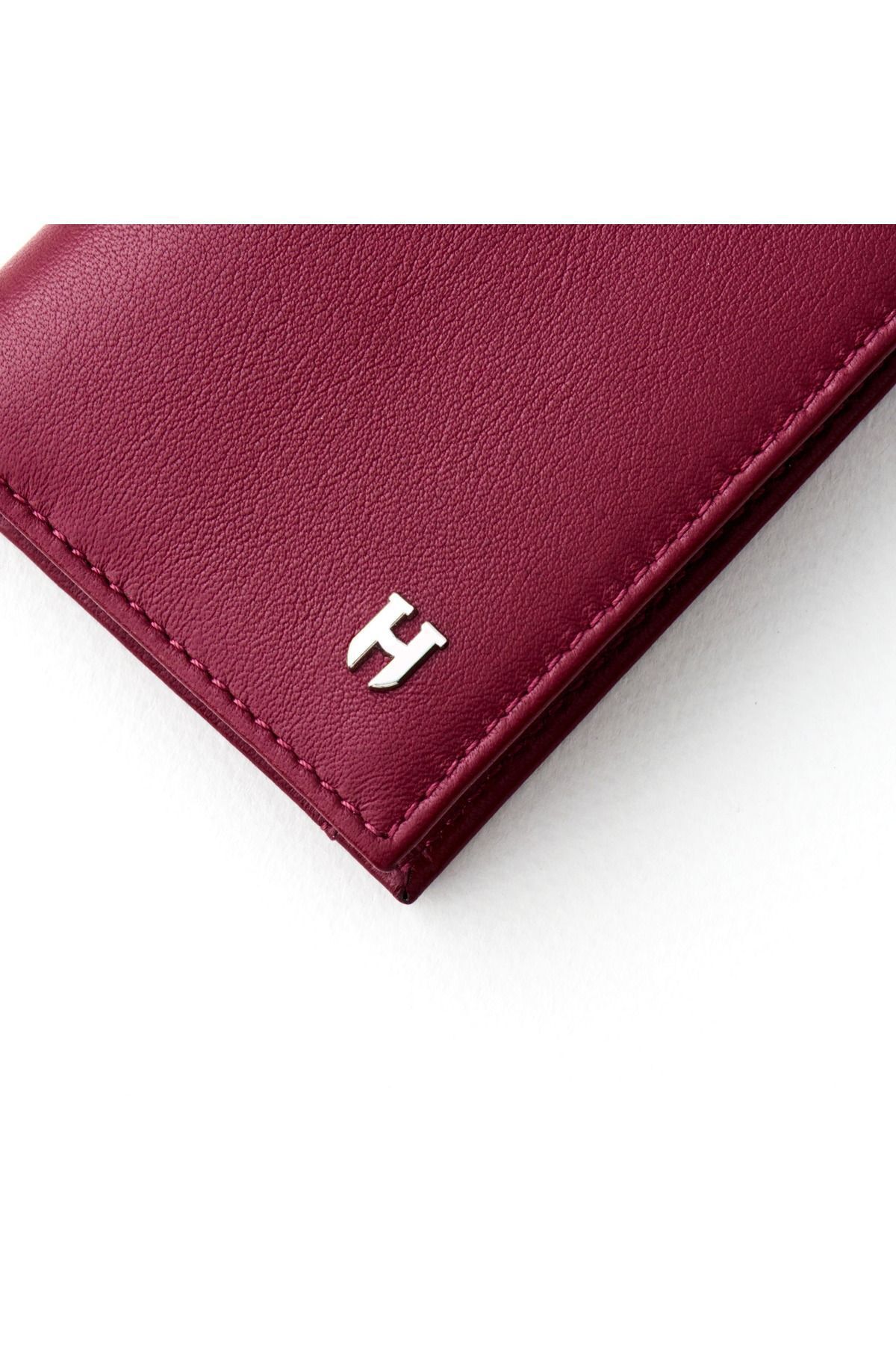 کیف پول مردانه TOWNSEND مردانه'S BORDEAUX چرم ویژه طراحی چند نفره RFID نگهدارنده کارت محافظت شده HELMBROOK