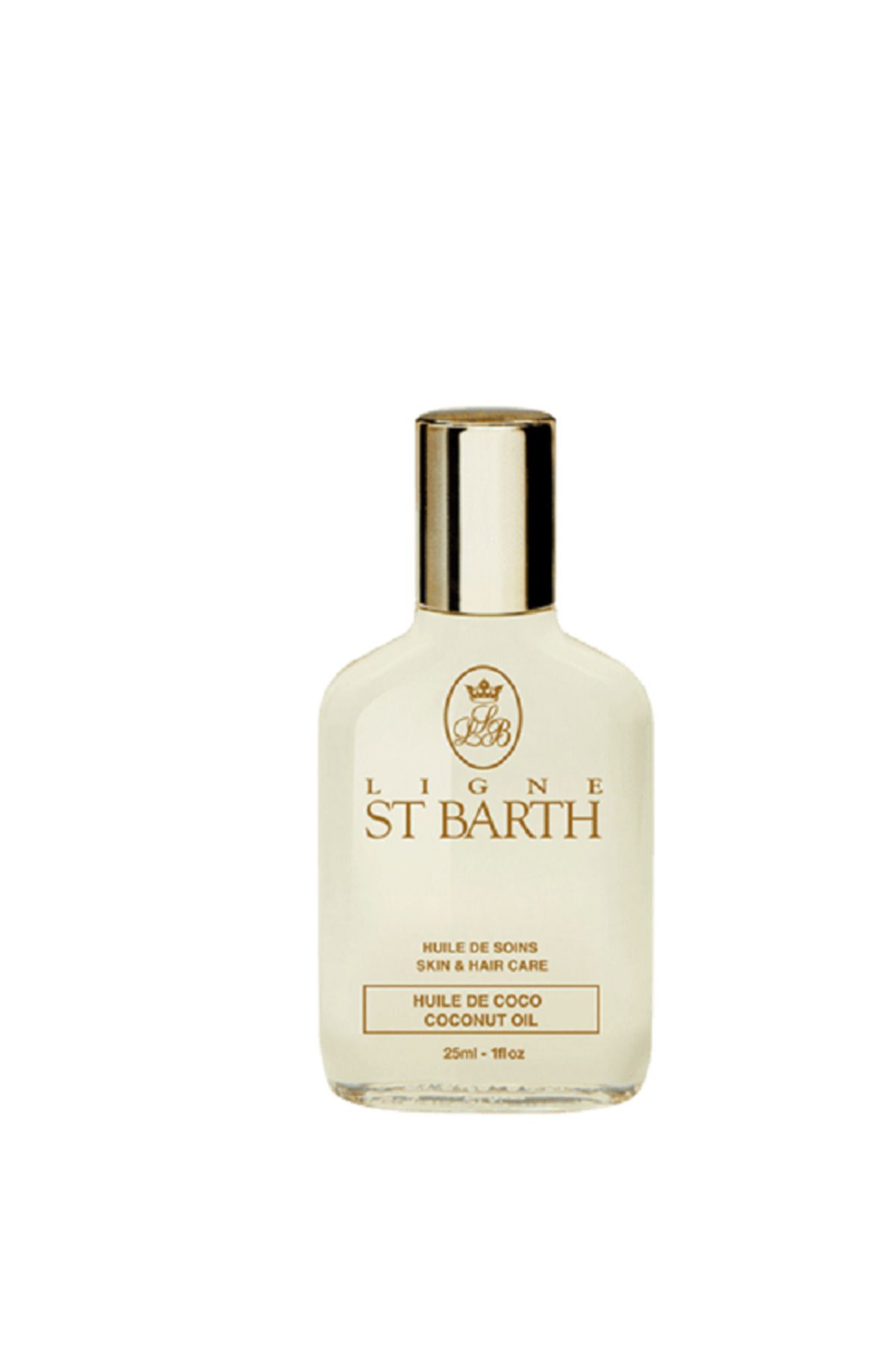 Ligne St. Barth Coconut Oil - Soğuk Sıkım Saf Hindistan Cevizi Vücut Saç ve Bronzlaşma Yağı 25 ML