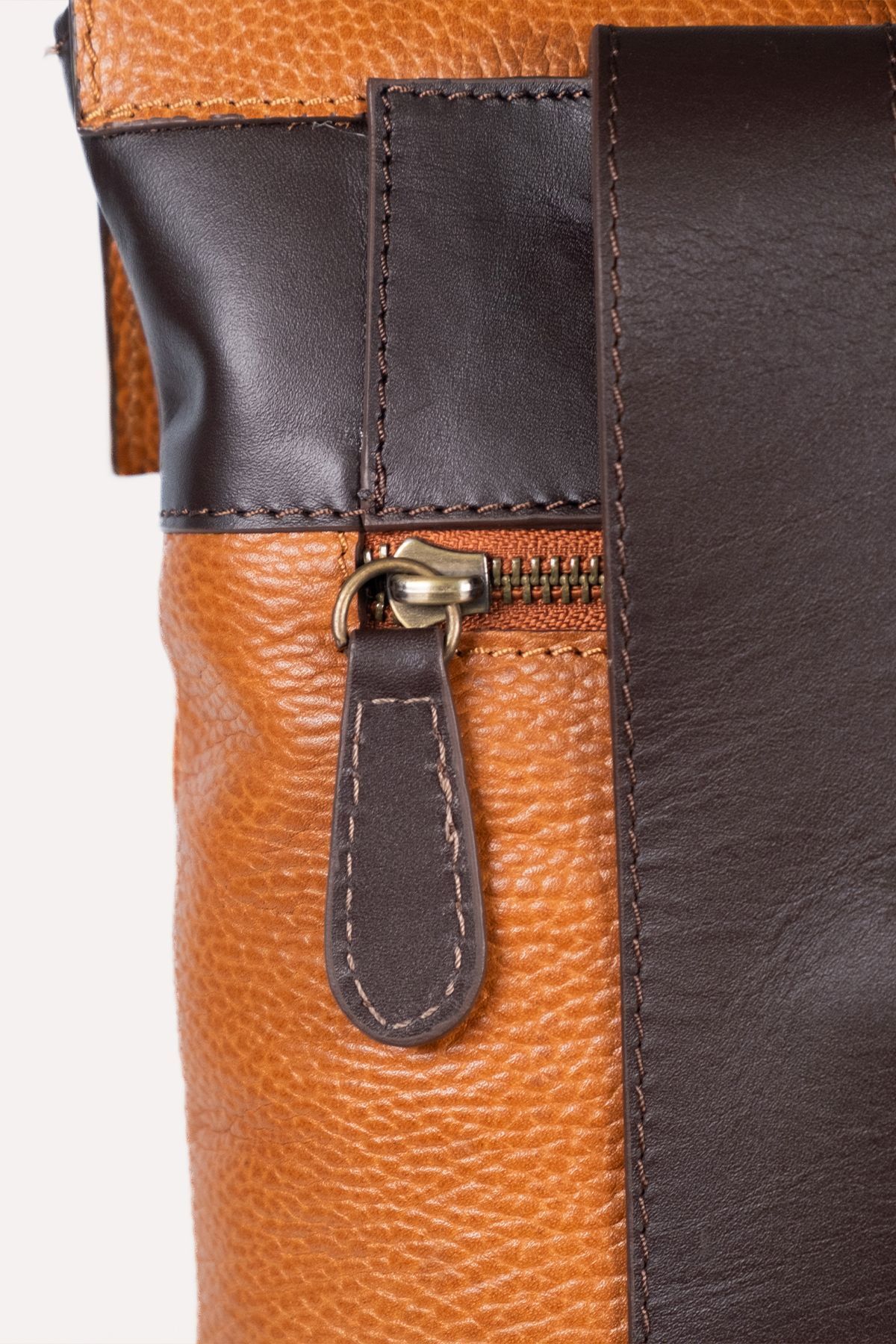 کوله پشتی زنانه نارنجی Monte Cristo Deri | NMSÇ-0001 اورجینال - تصویر 6