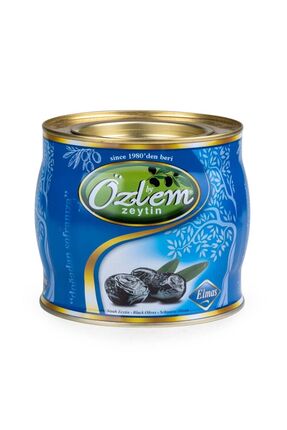Özlem Zeytin Özlem Elmas 1,5 Kg Teneke Siyah Zeytin (291-320 KLB)
