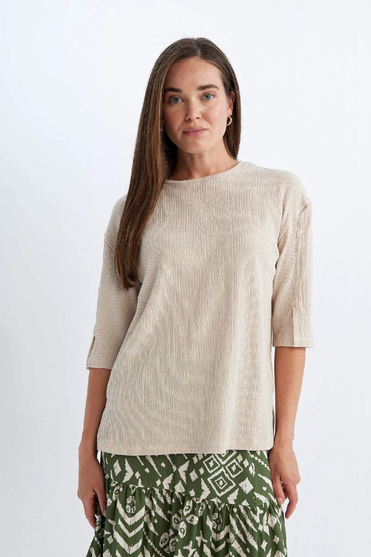 تی شرت زنانه دفاکتو | D1103AX24AU Defacto - Image 3