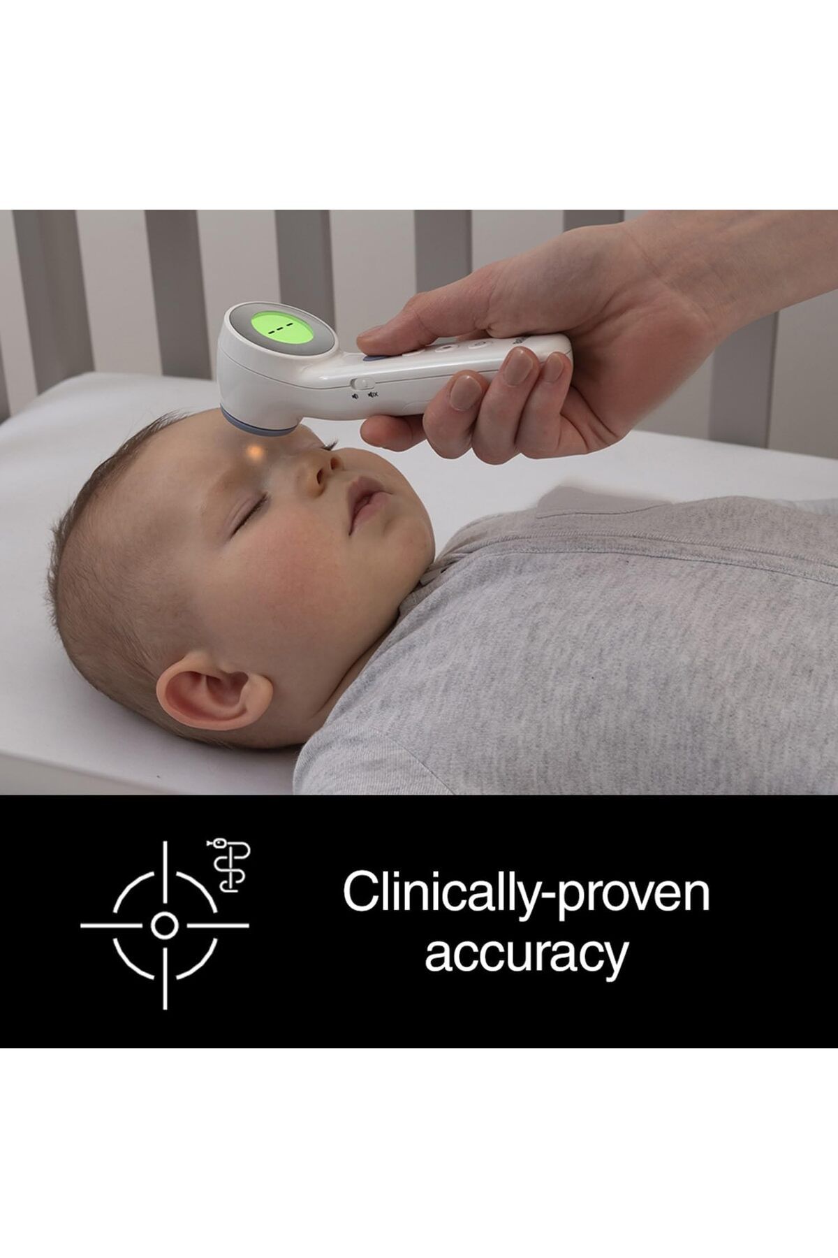 Braun-No Touch Thermometer Fast 2 second reading, Age precision, Back light, Silent mode - BNT400 5