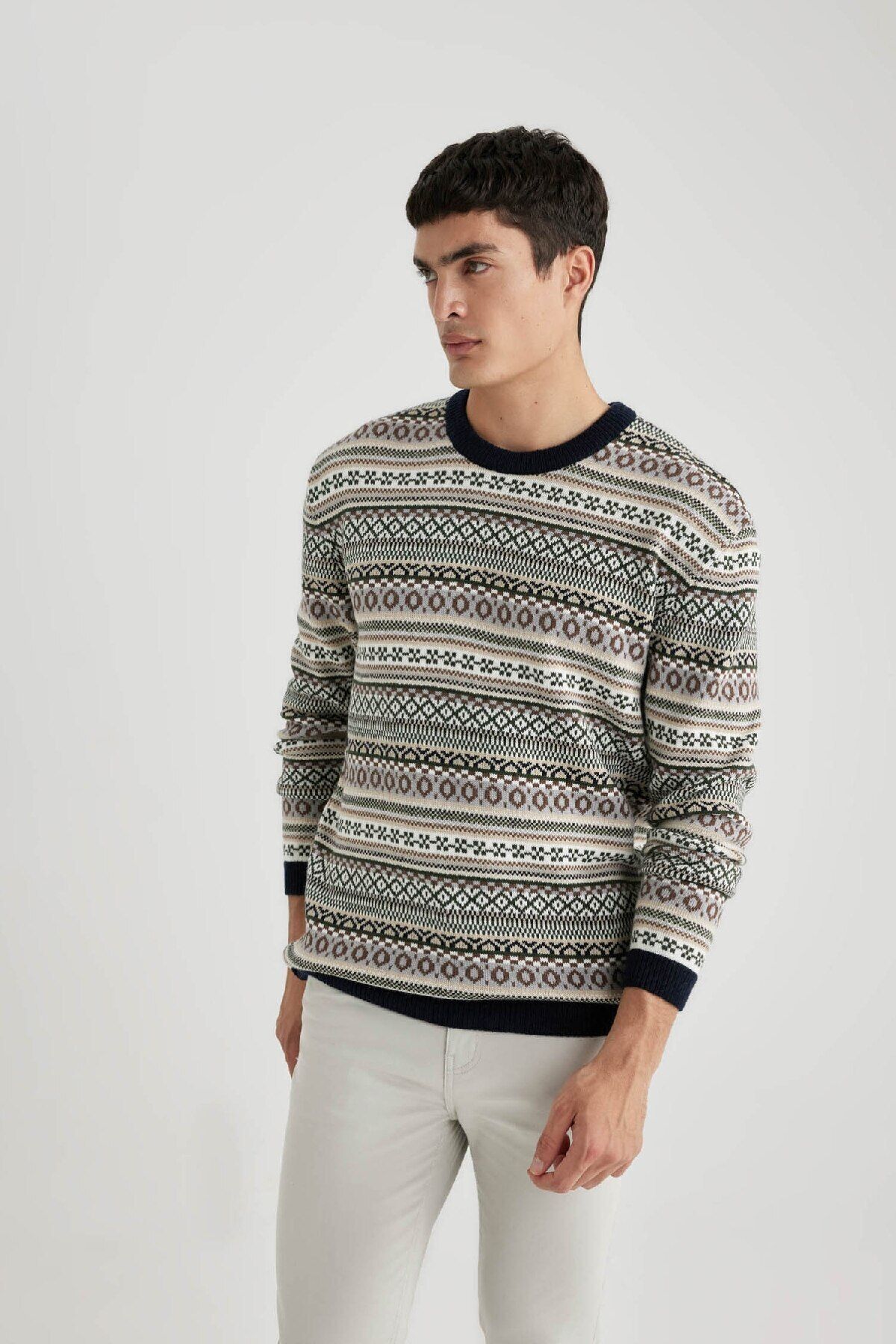 بافت مردانه دفاکتو | B9715AX24AU Defacto - Image 3