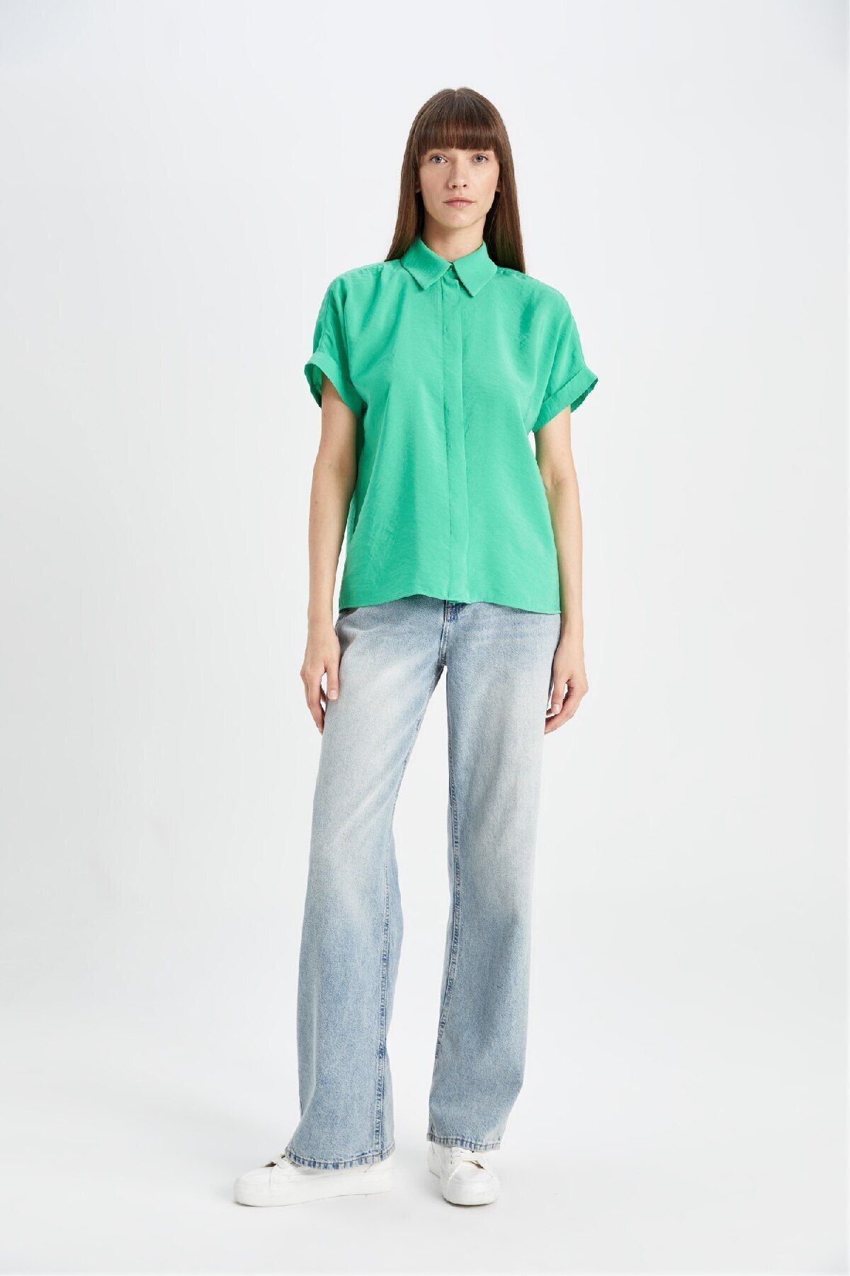 شومیز زنانه دفاکتو | D3068AX24SM Defacto - Image 2