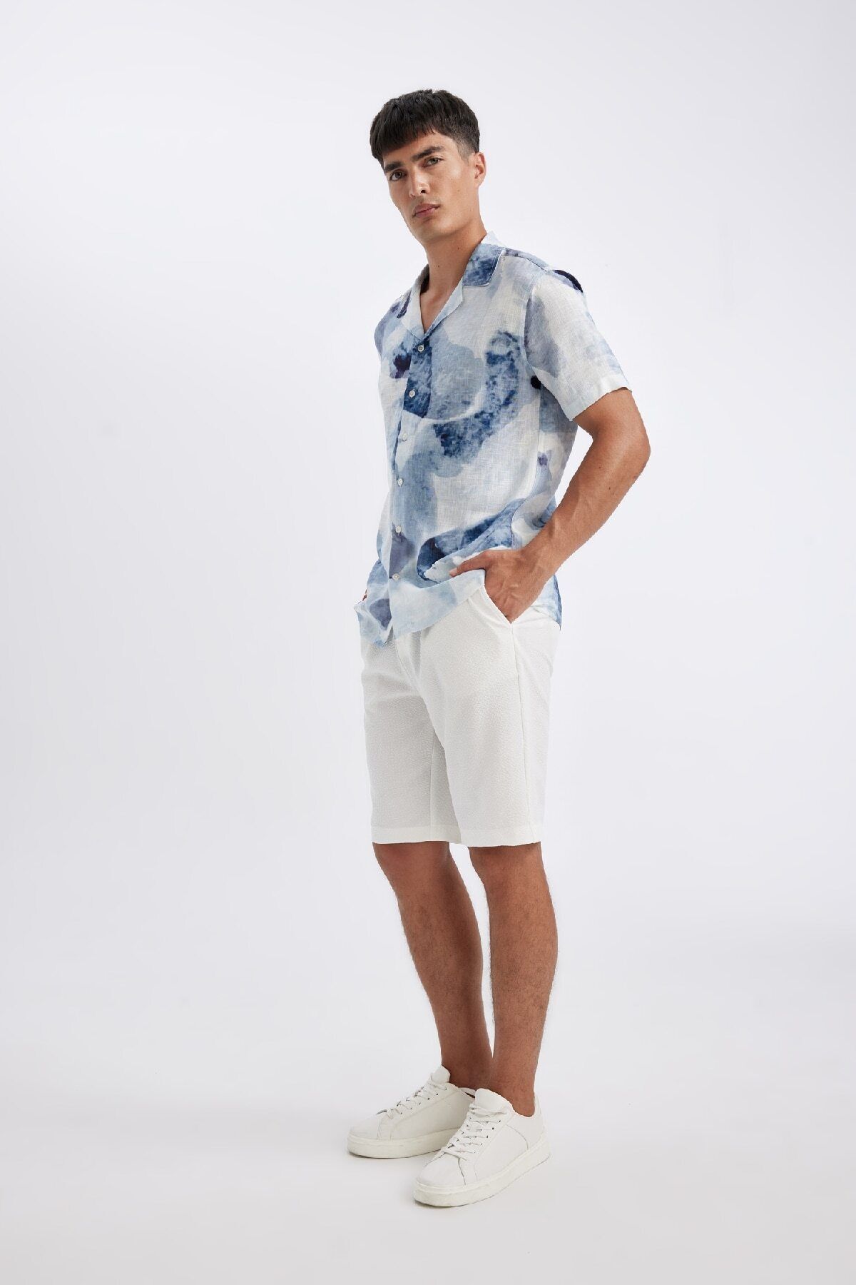 شلوارک مردانه دفاکتو | D4262AX24SM Defacto - Image 2