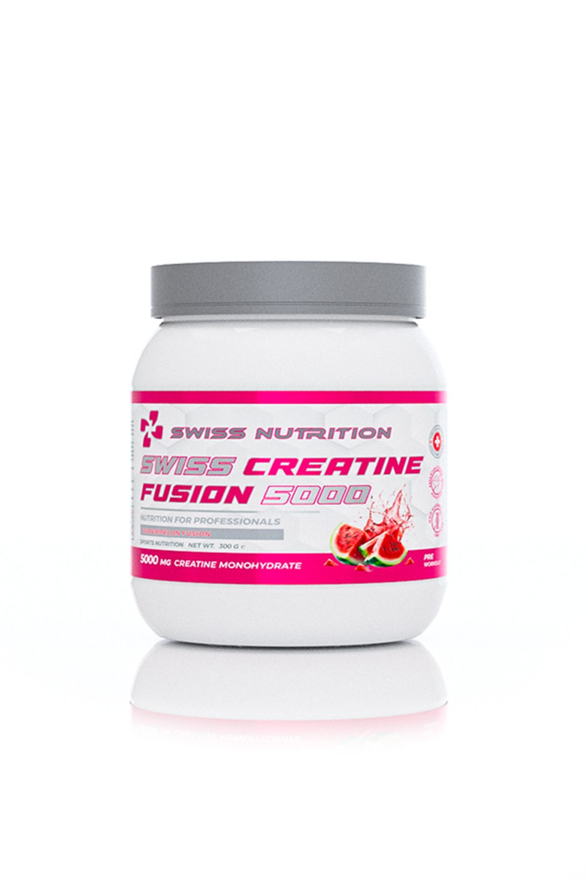 Swiss Nutrition Swiss Creatine Fusion 5000 | Watermelon Fusion | Aromalı Creatine | 300g 50 servis