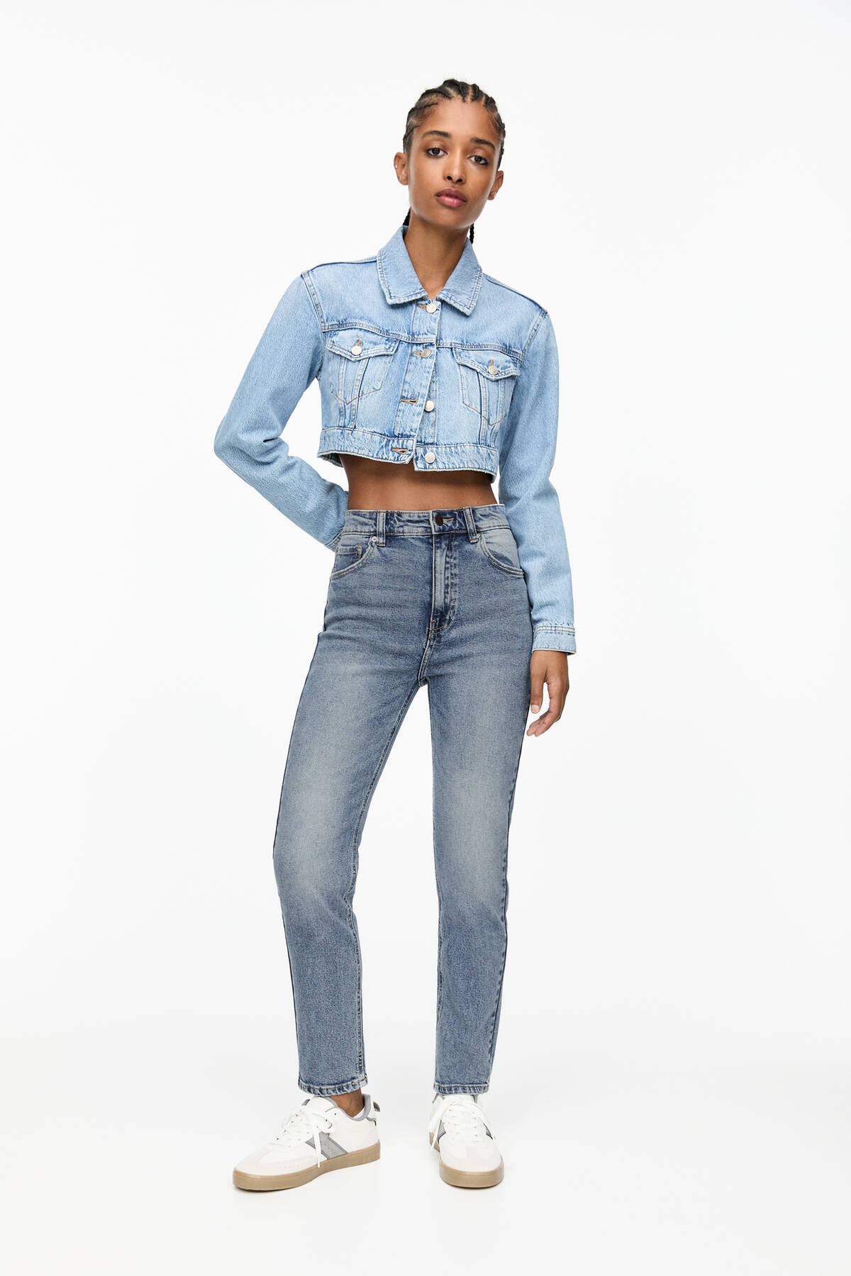 Mom Jeans LaÃ§o Jeans Mom Jeans Baggy Crotch Low Waist Ankle