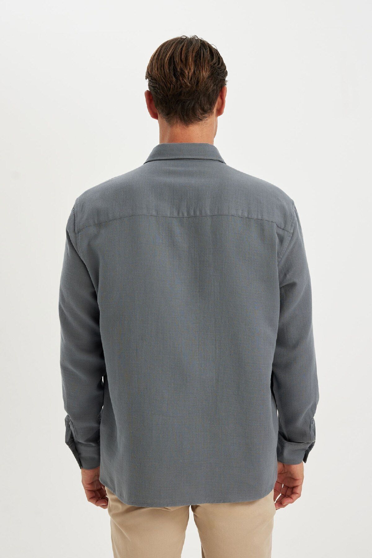 پیراهن مردانه دفاکتو | D2619AX24AU Defacto - Image 4