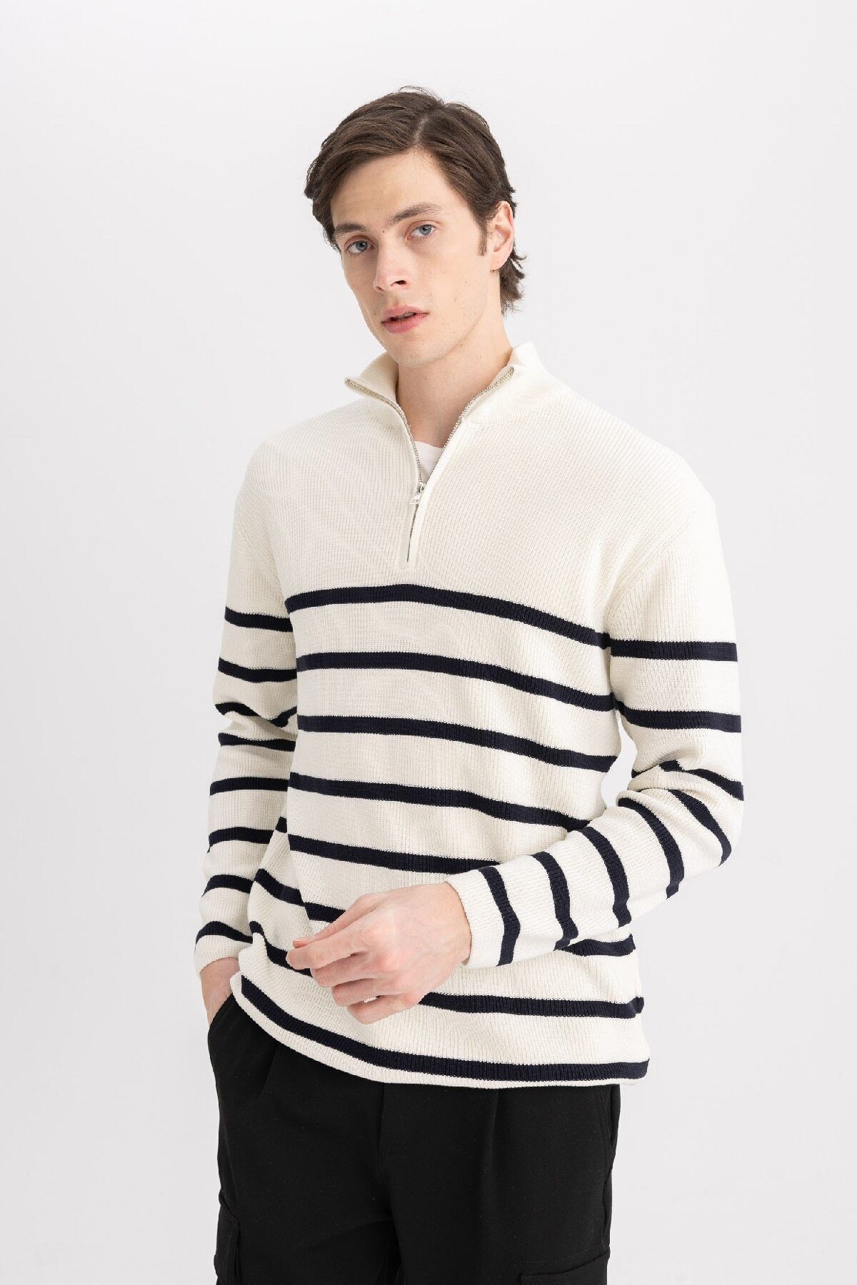 بافت مردانه دفاکتو | B9717AX24AU Defacto - Image 4