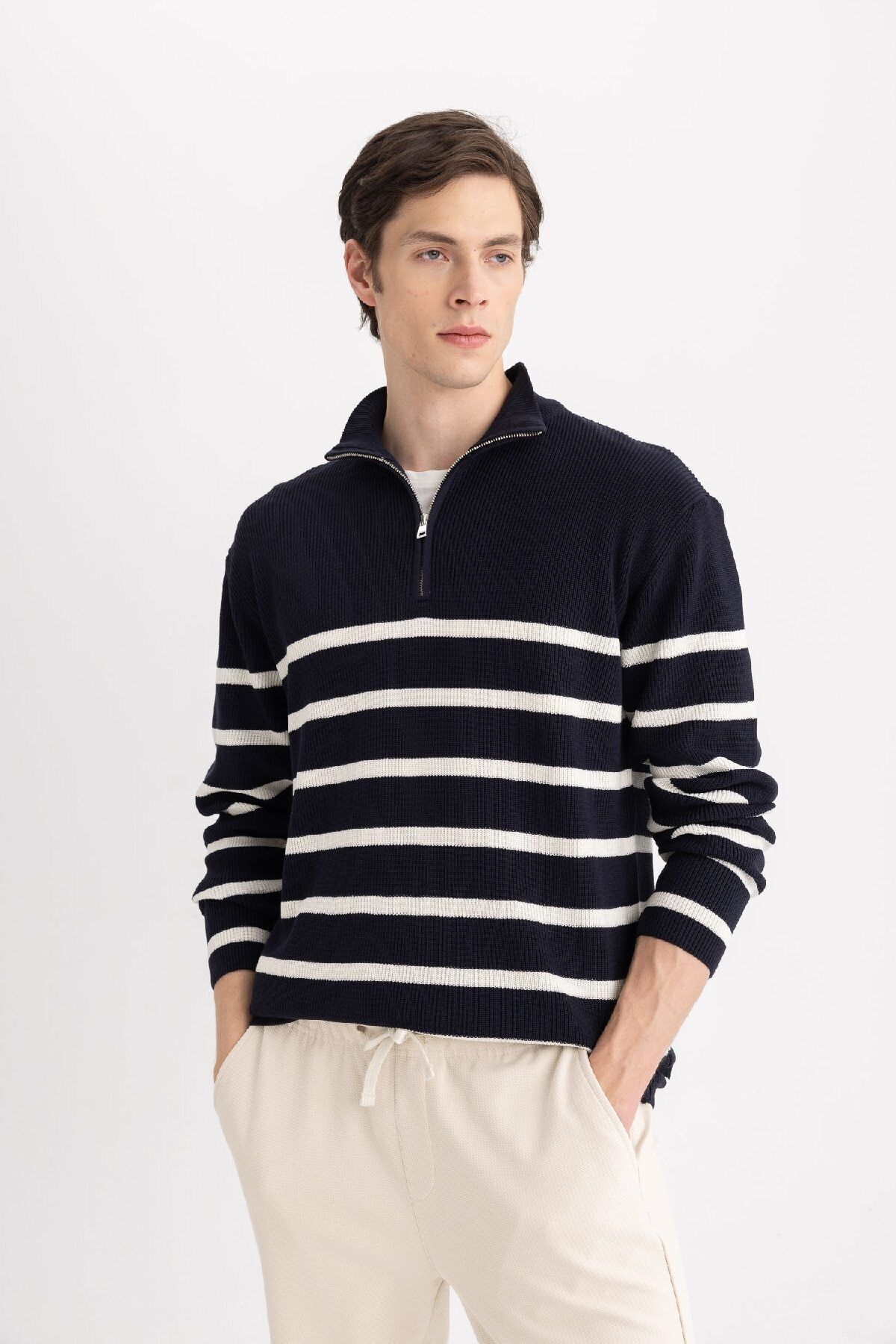 بافت مردانه دفاکتو | B9717AX24AU Defacto - Image 4