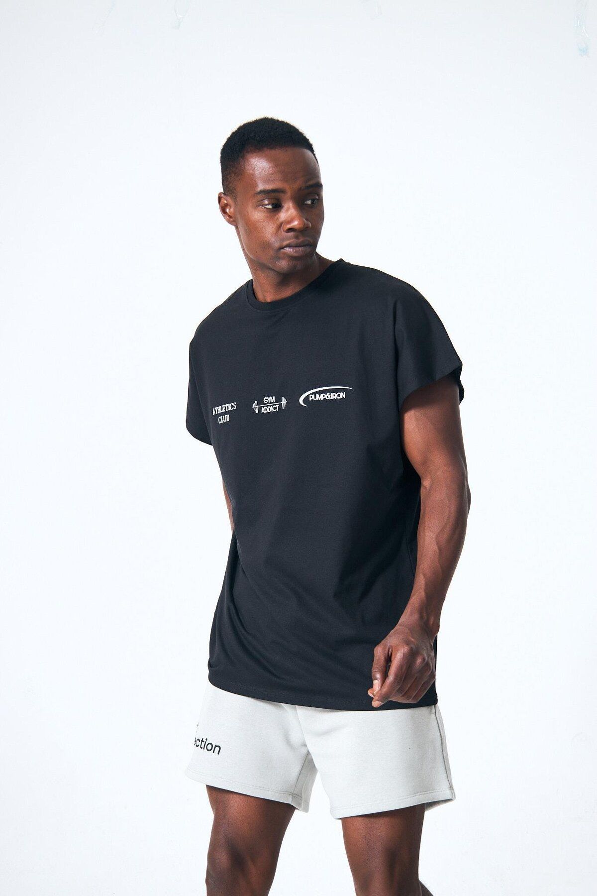 FAST EFFECT WEAR Tricou City Oversize - Imprimat Digital Pe Spate Unisex - S