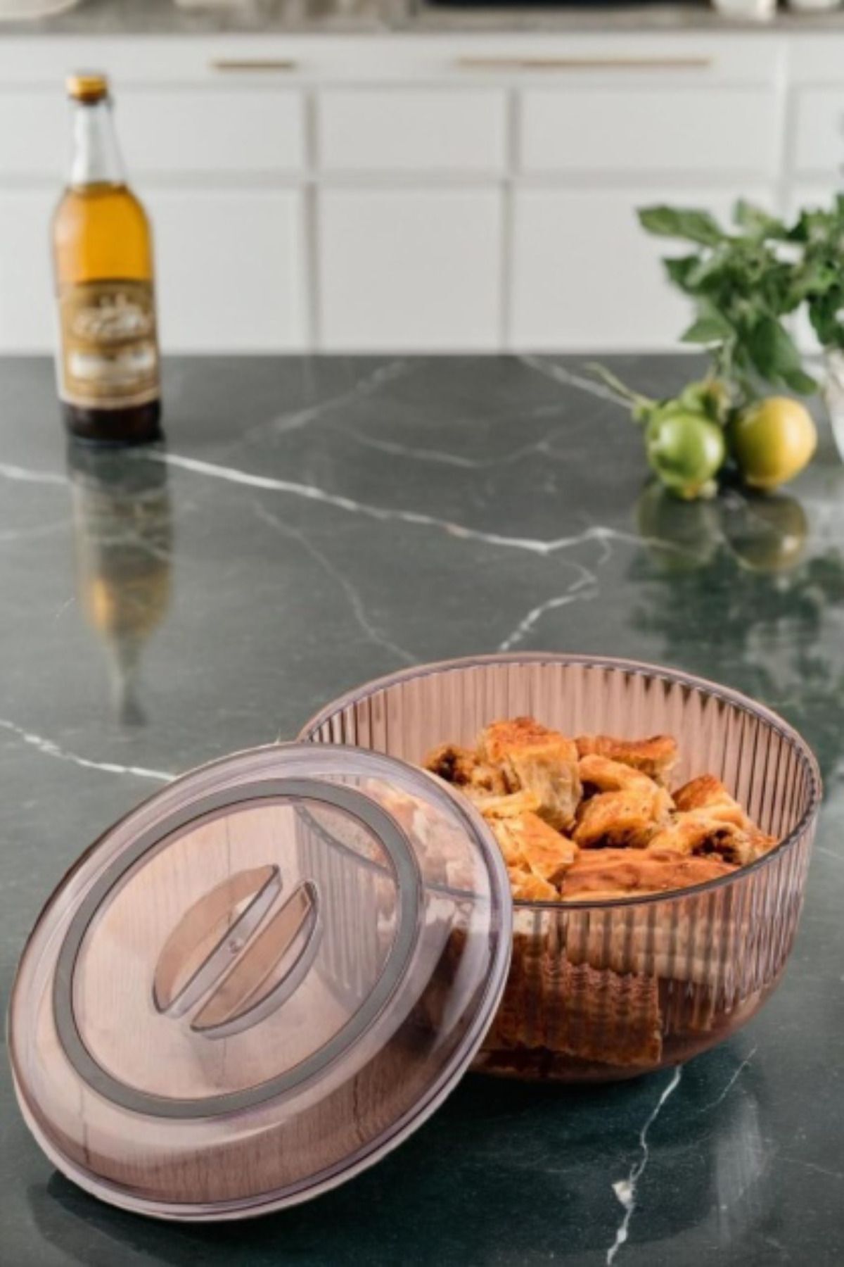 Espas Home-3 LT Capacity Crystal Storage Container with Lid 3