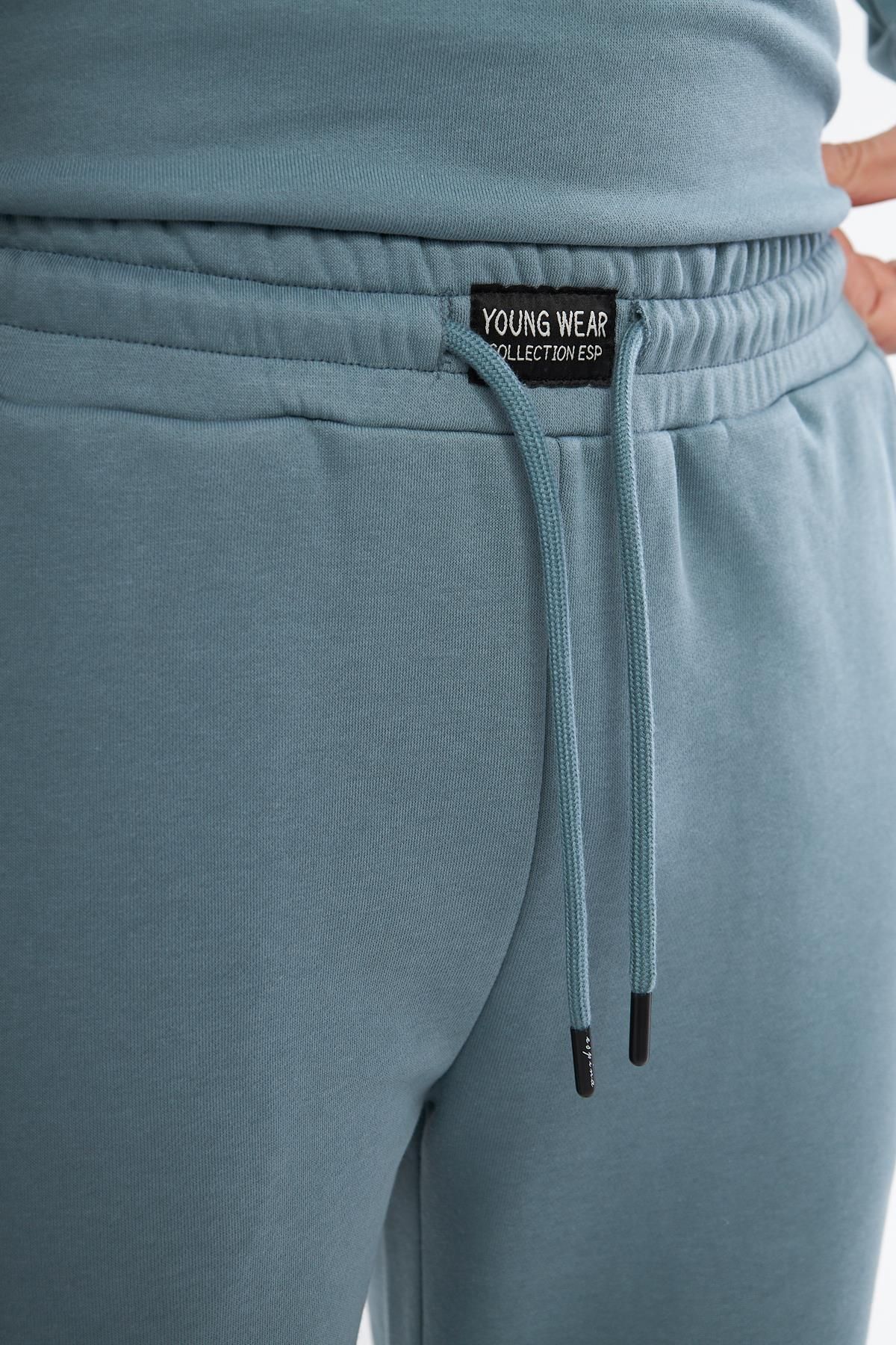 شلوار گرمکن مردانه آبی ESPİNA | ESP-E00111 اورجینال - تصویر 8