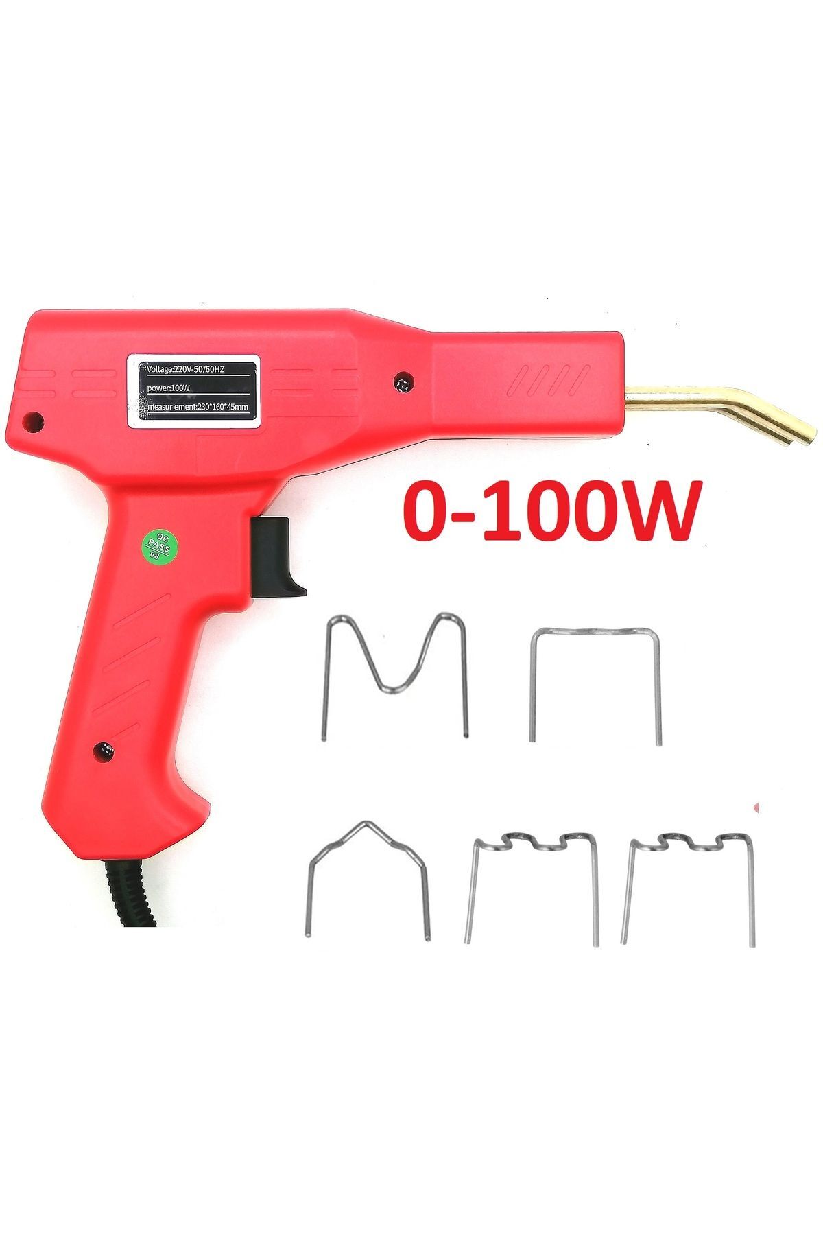 YATE10 Plastik Zımba Teli Kaynak Makinası 100W/220V+500 Adet Tel